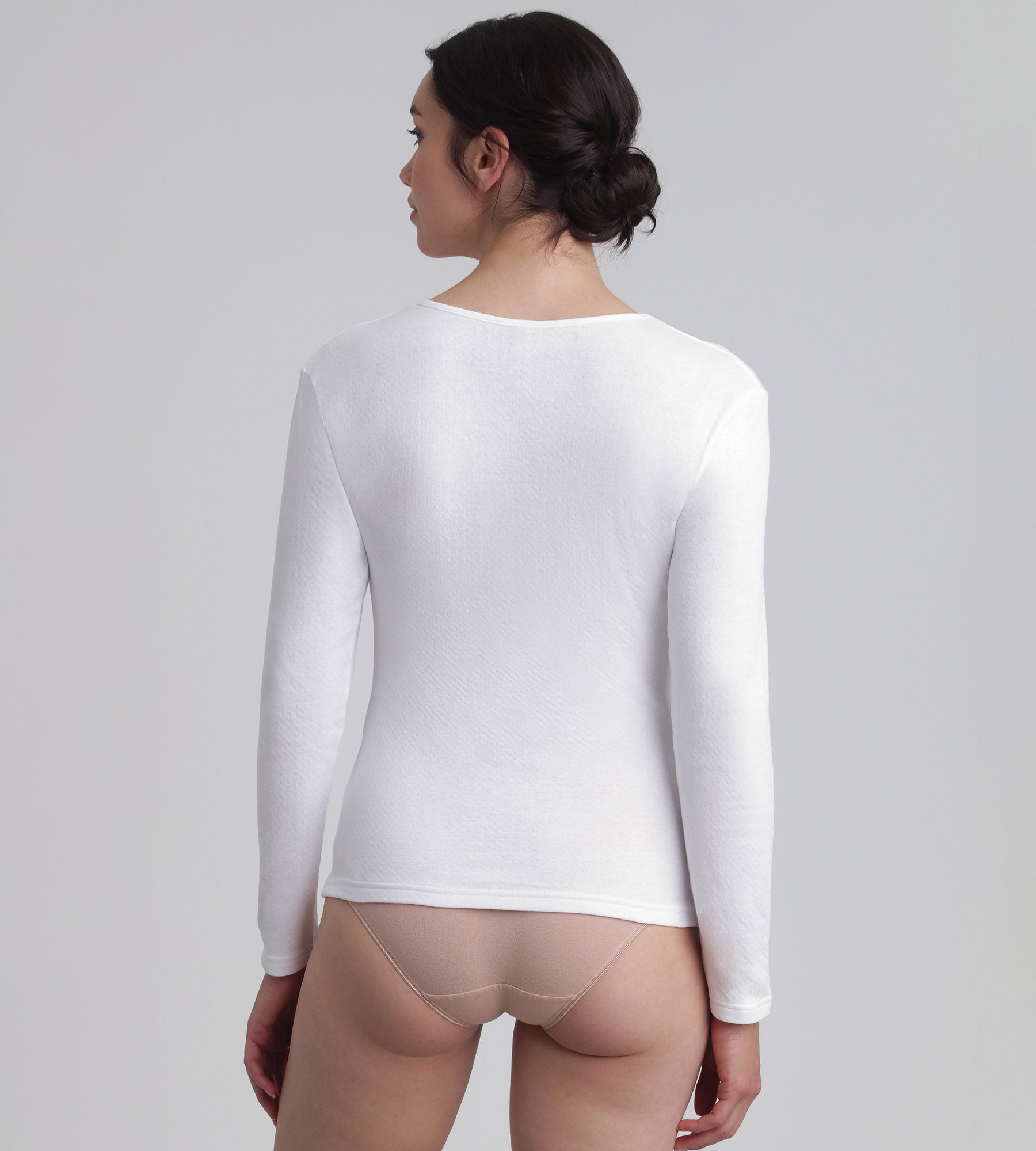 Playtex® Maglietta maniche lunghe bianca Thermal Natural