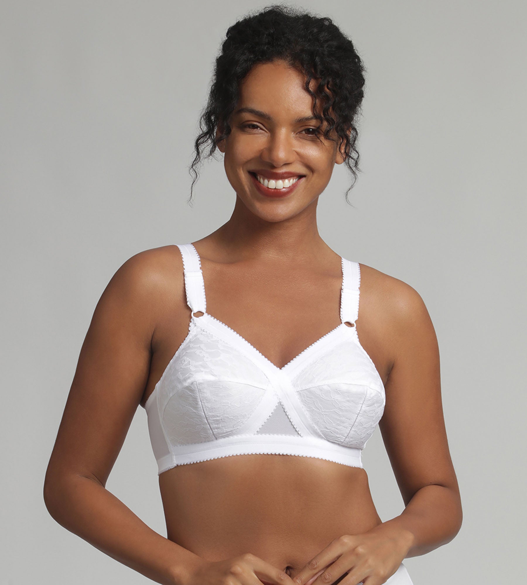 Playtex® Reggiseno senza ferretto bianco Criss Cross 556