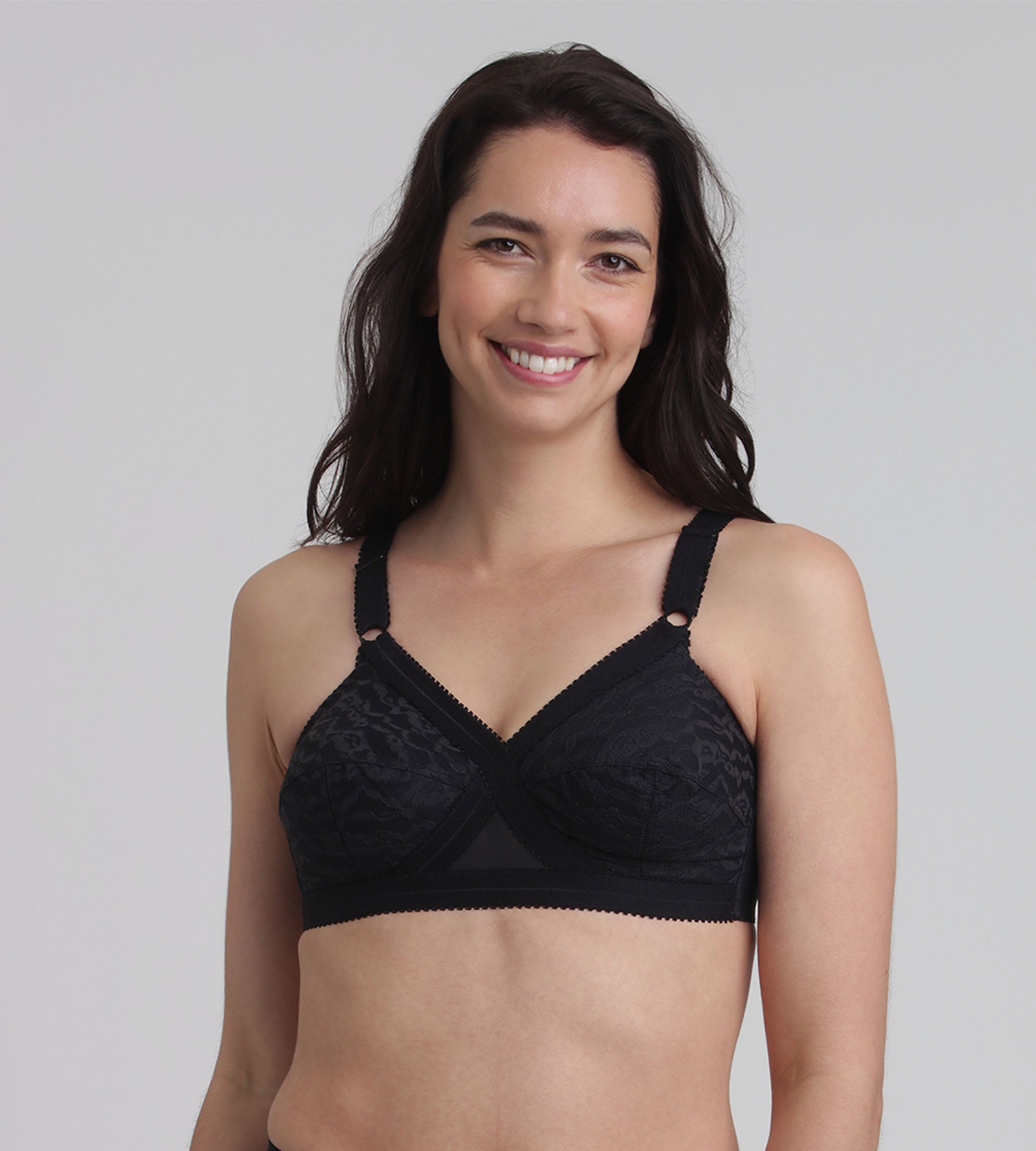 Playtex® Reggiseno senza ferretto nero Criss Cross 556
