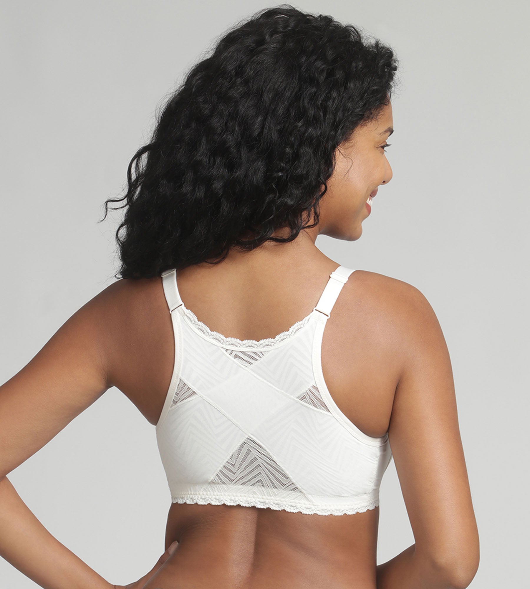 Playtex® Reggiseno senza ferretto aperto davanti avorio Ideal Posture