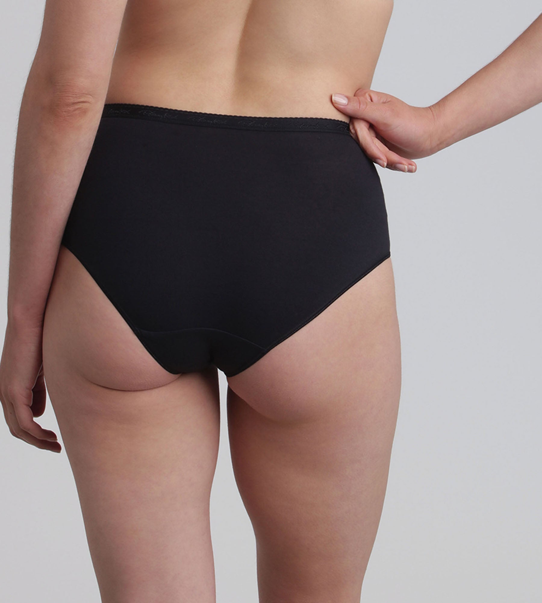 Playtex® Pacco da 2 slip neri Cotone Bio