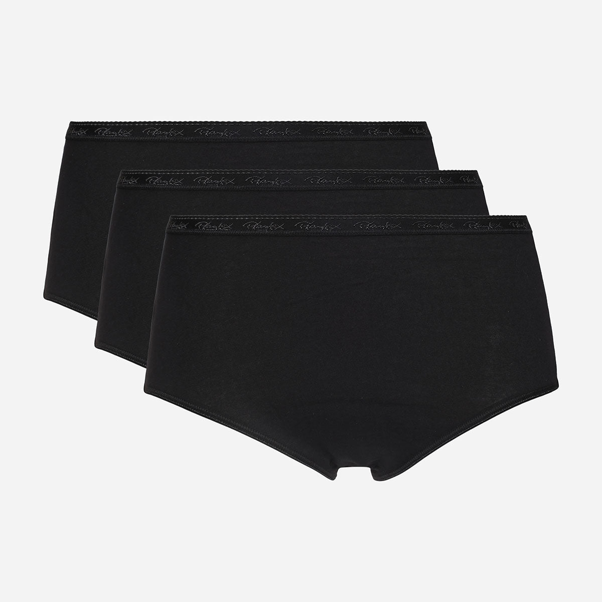 Playtex® Pacco da 3 slip midi neri Cotone Bio