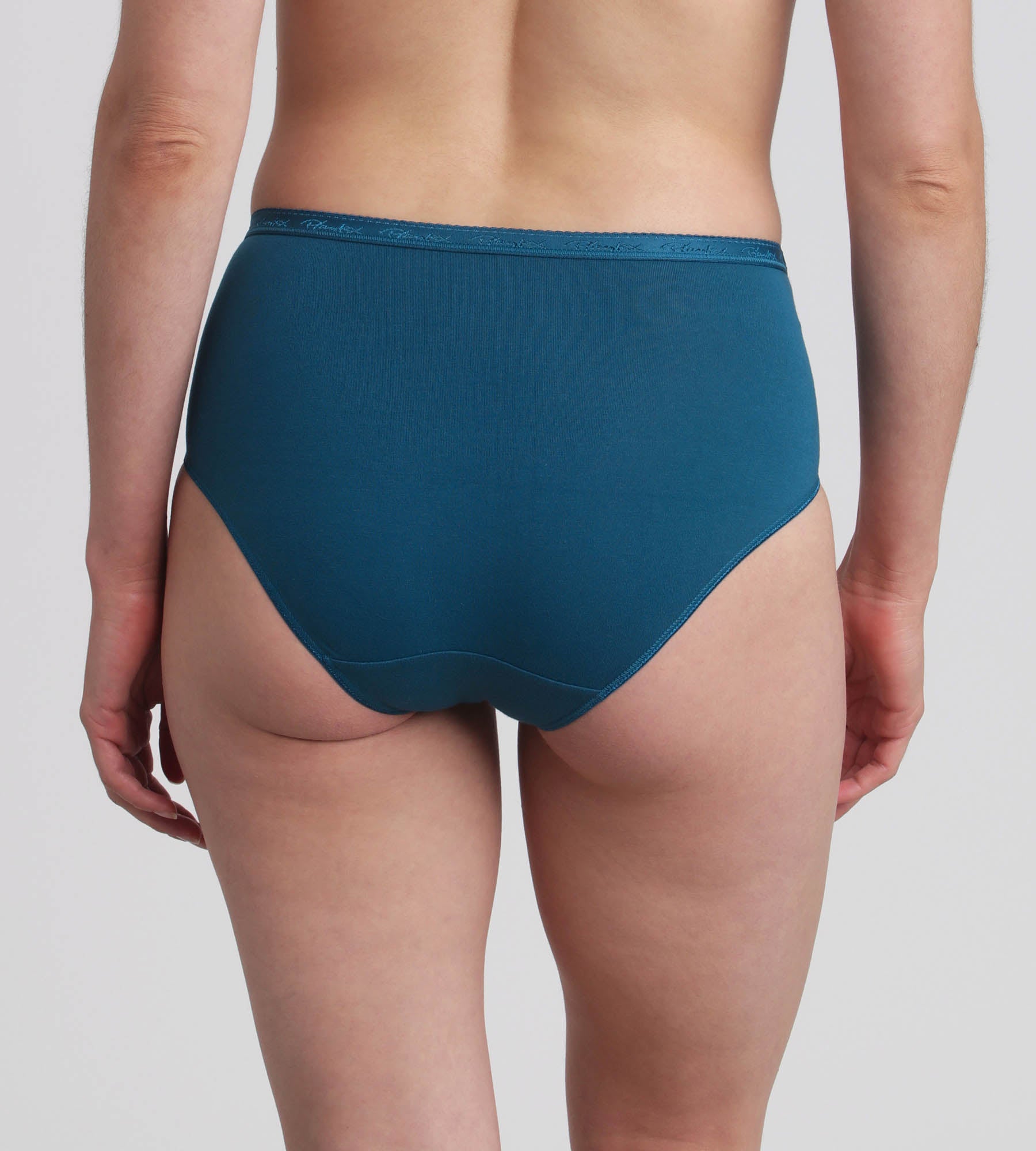 Playtex® Pacco di 3 slip rosso carminio, fantasia verde e verde pino Cotone Bio