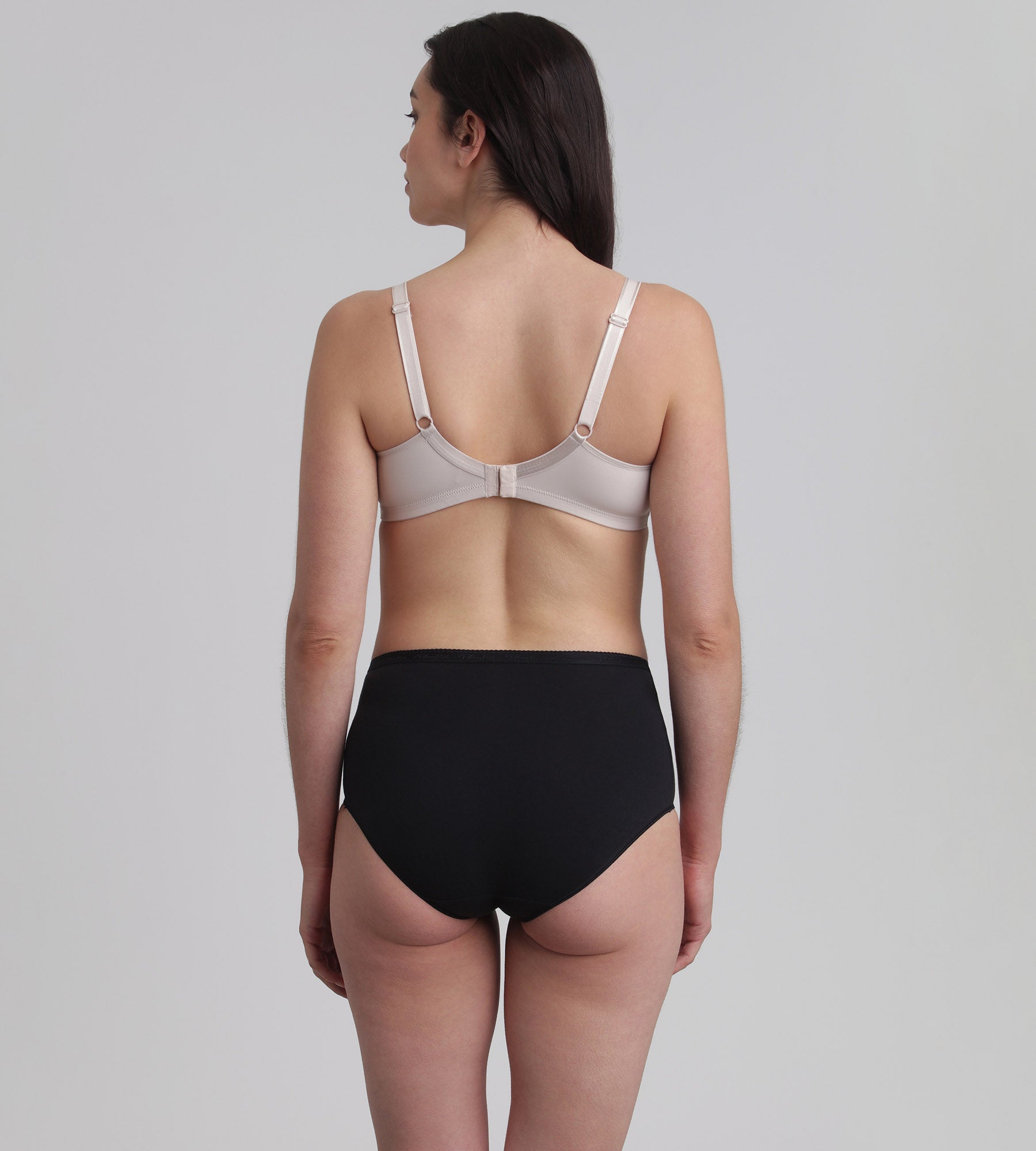 Playtex® Pacco da 2 slip vita alta neri Cotone Bio