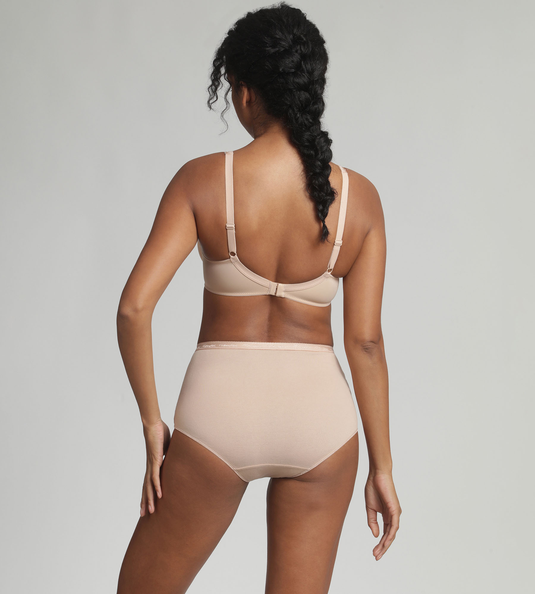 Playtex® Pacco da 2 slip vita alta beige Cotone Bio