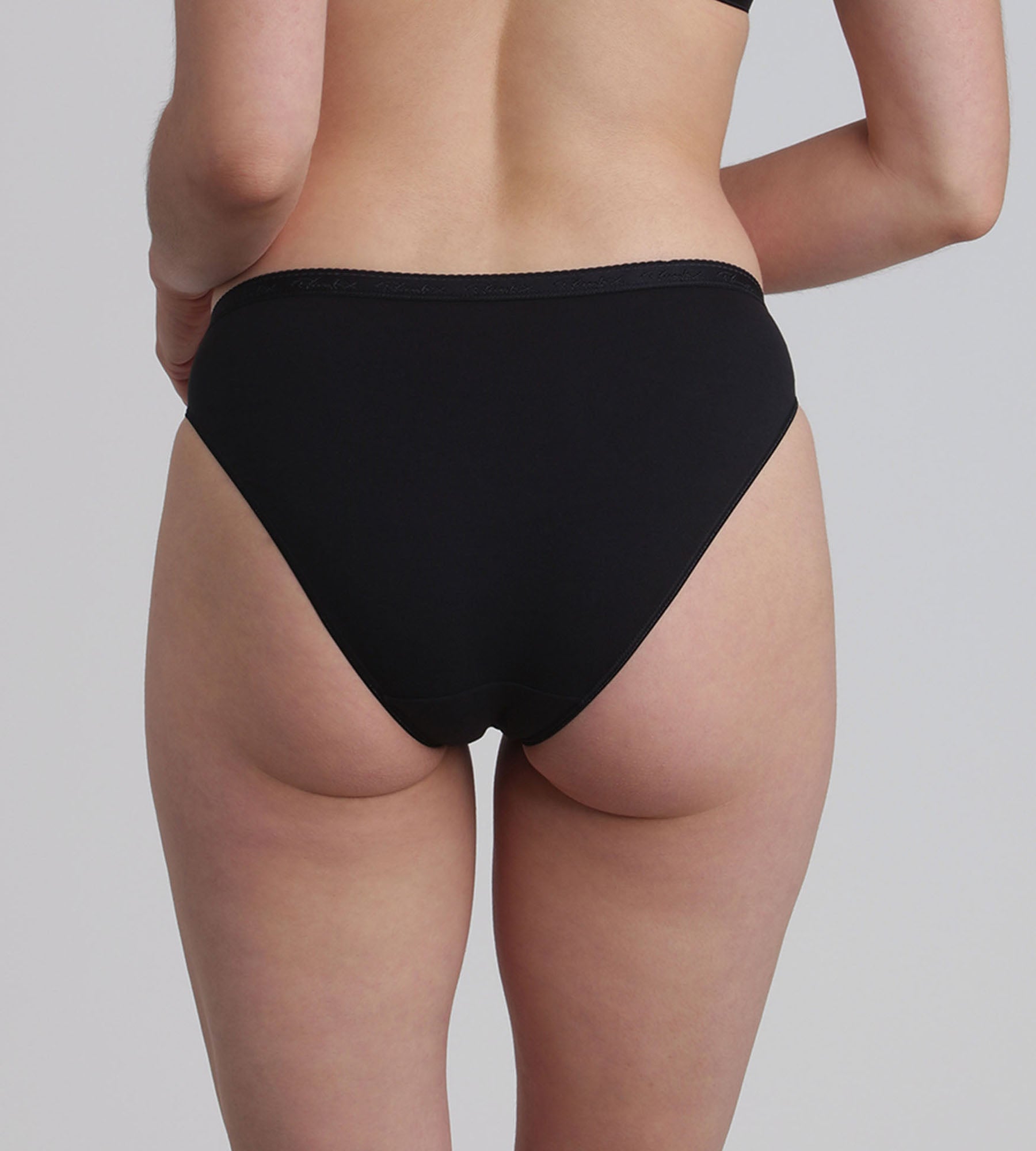 Playtex® Pacco da 2 slip sgambati neri Cotone Bio