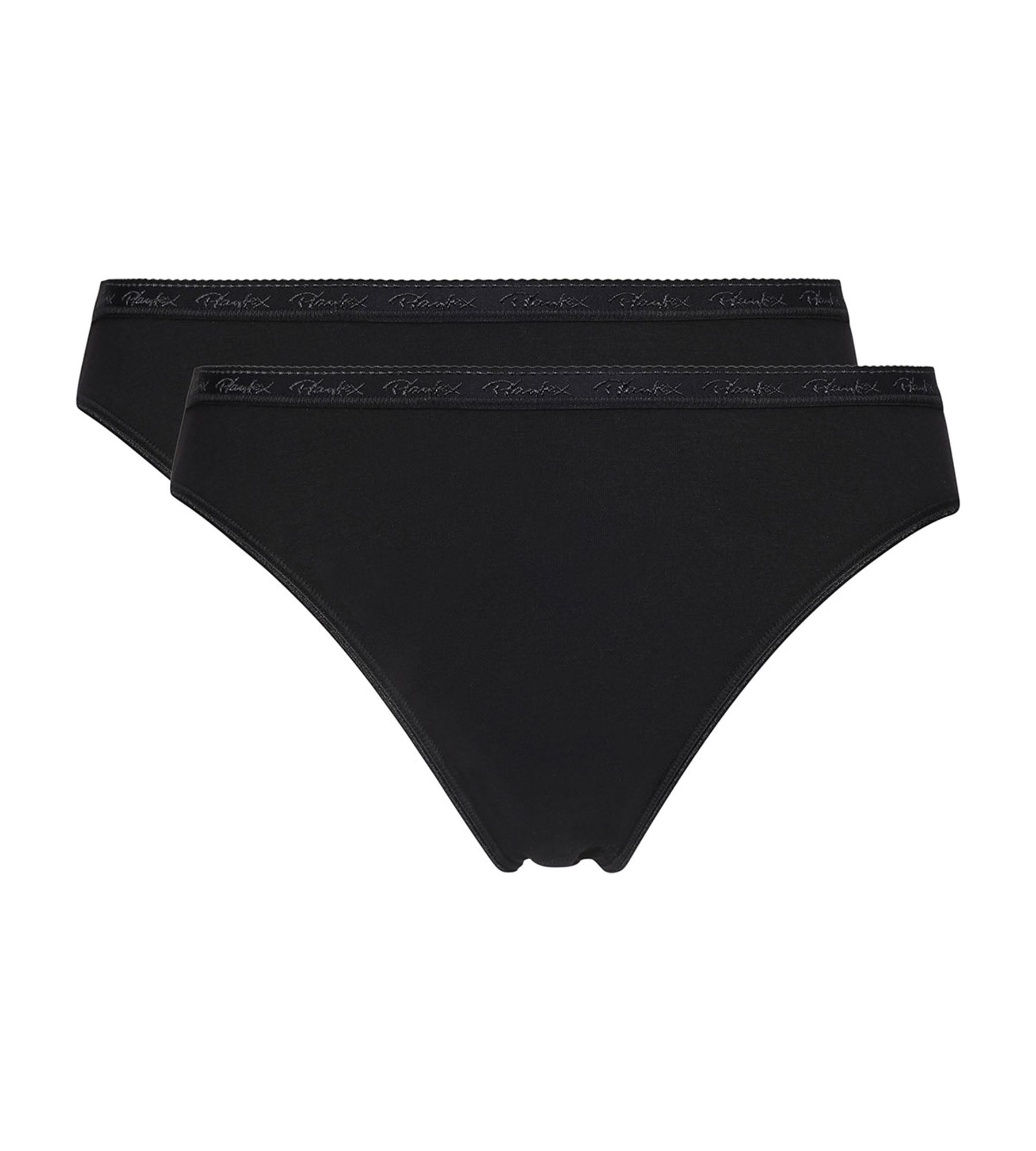 Playtex® Pacco da 2 slip sgambati neri Cotone Bio