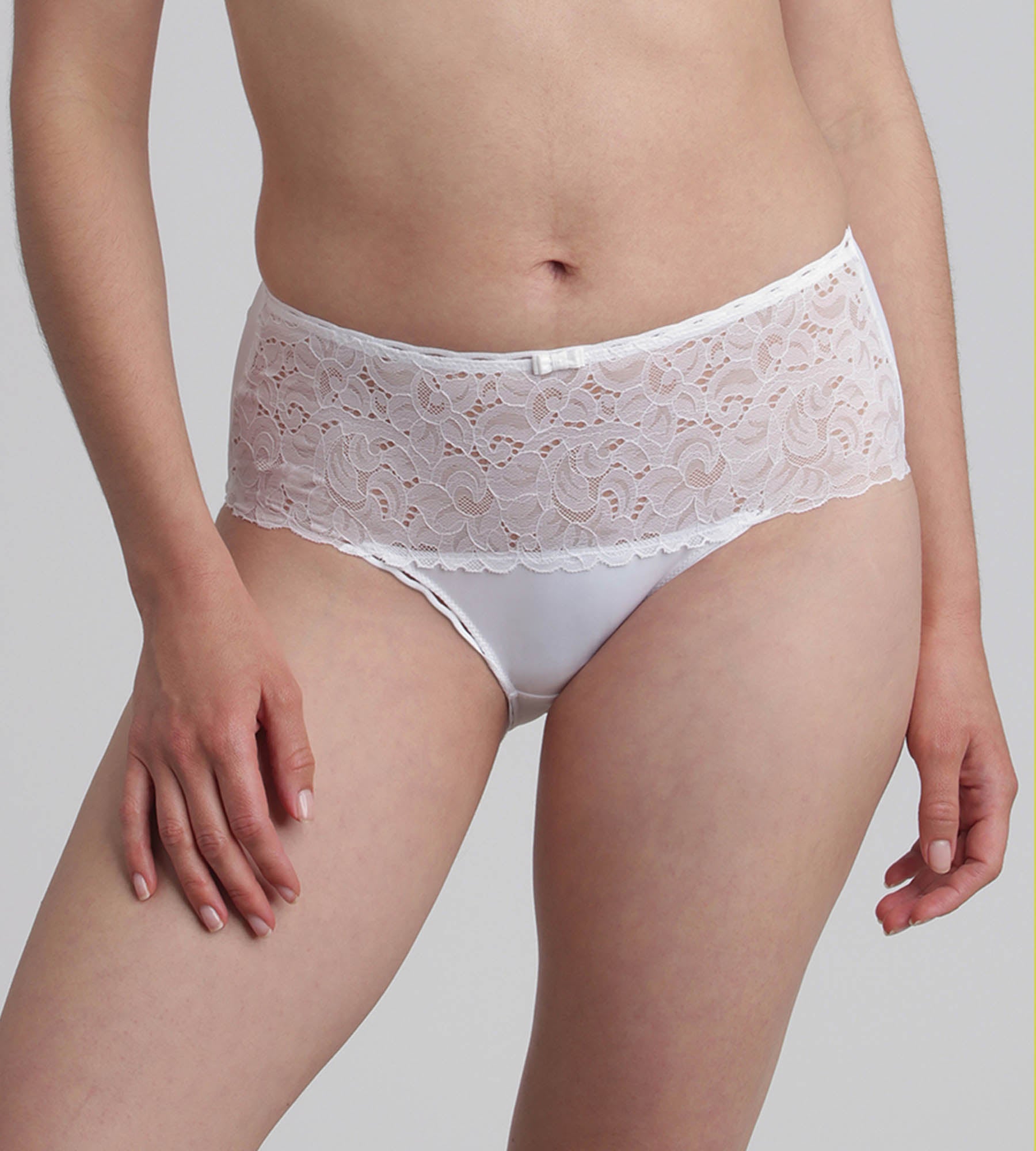 Playtex® Slip midi bianco Criss Cross Femminile Riciclato