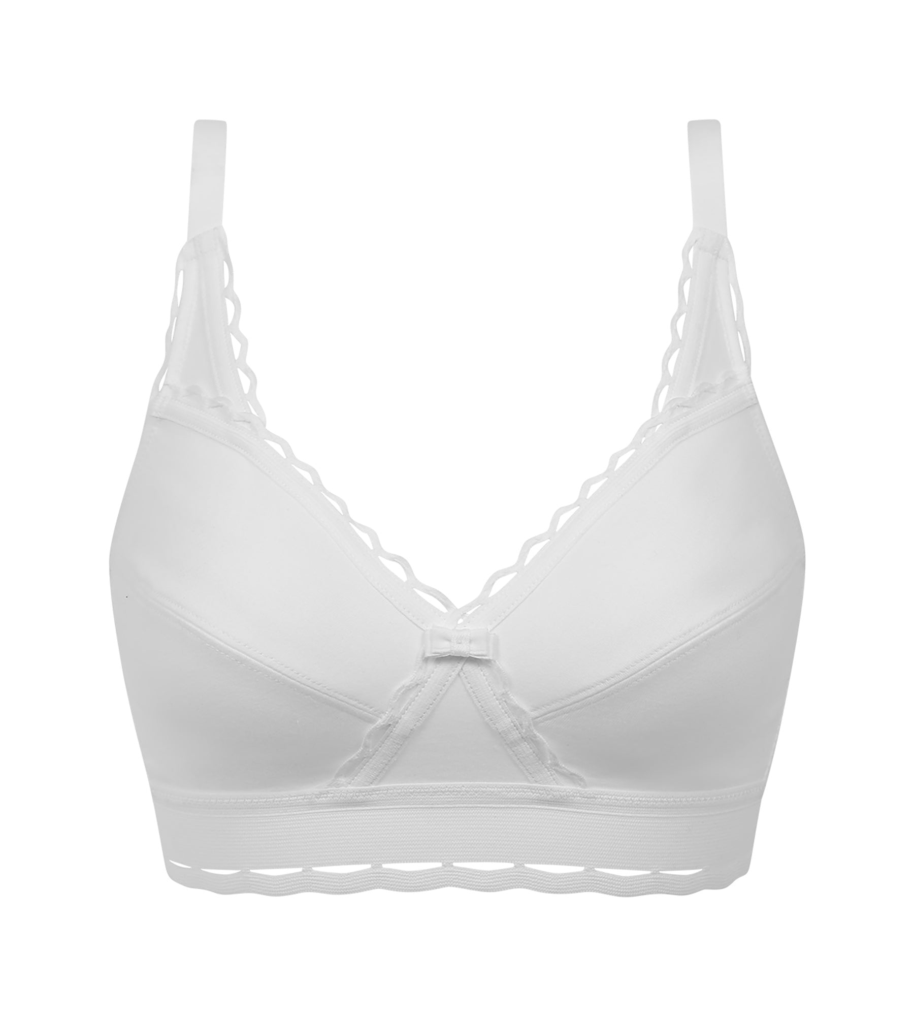 Playtex® Reggiseno senza ferretto bianco Criss Cross Cotone Riciclato