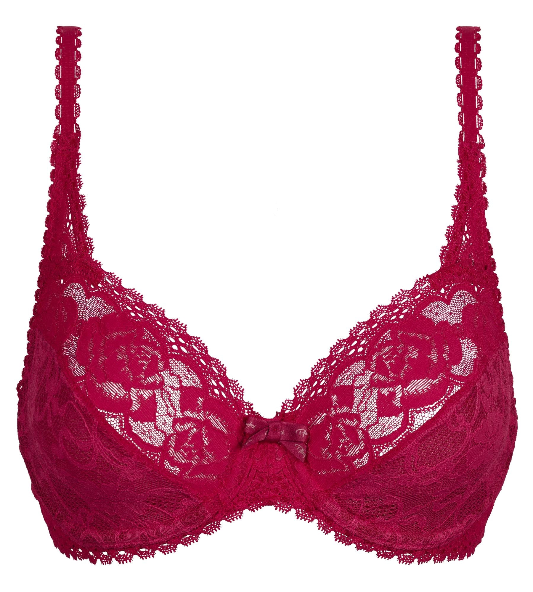 Playtex® Reggiseno con ferretto rosso rubino Flowery Lace Riciclato