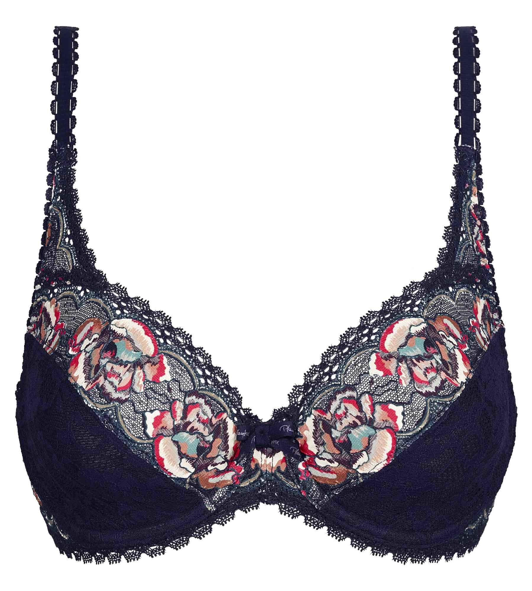 Playtex® Reggiseno con ferretto blu floreale Flowery Lace Riciclato