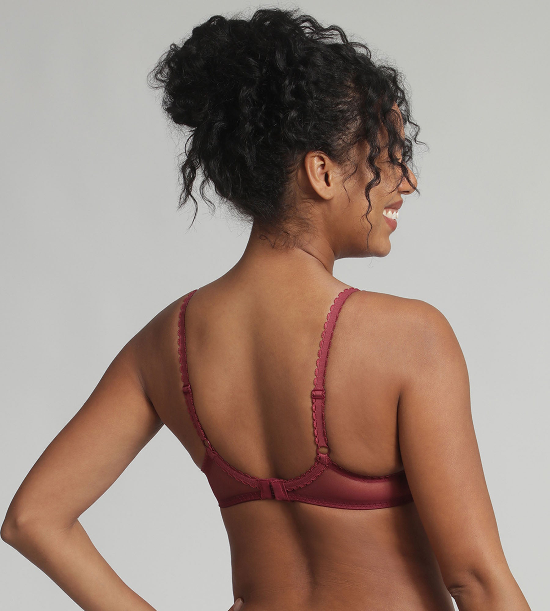 Playtex® Reggiseno con ferretto rosso carminio Flowery Lace Riciclato