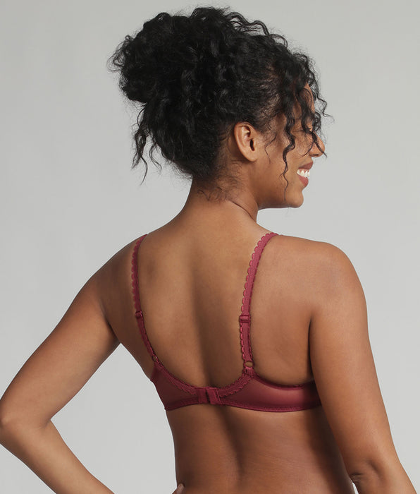 Playtex® Reggiseno con ferretto rosso carminio Flowery Lace Riciclato