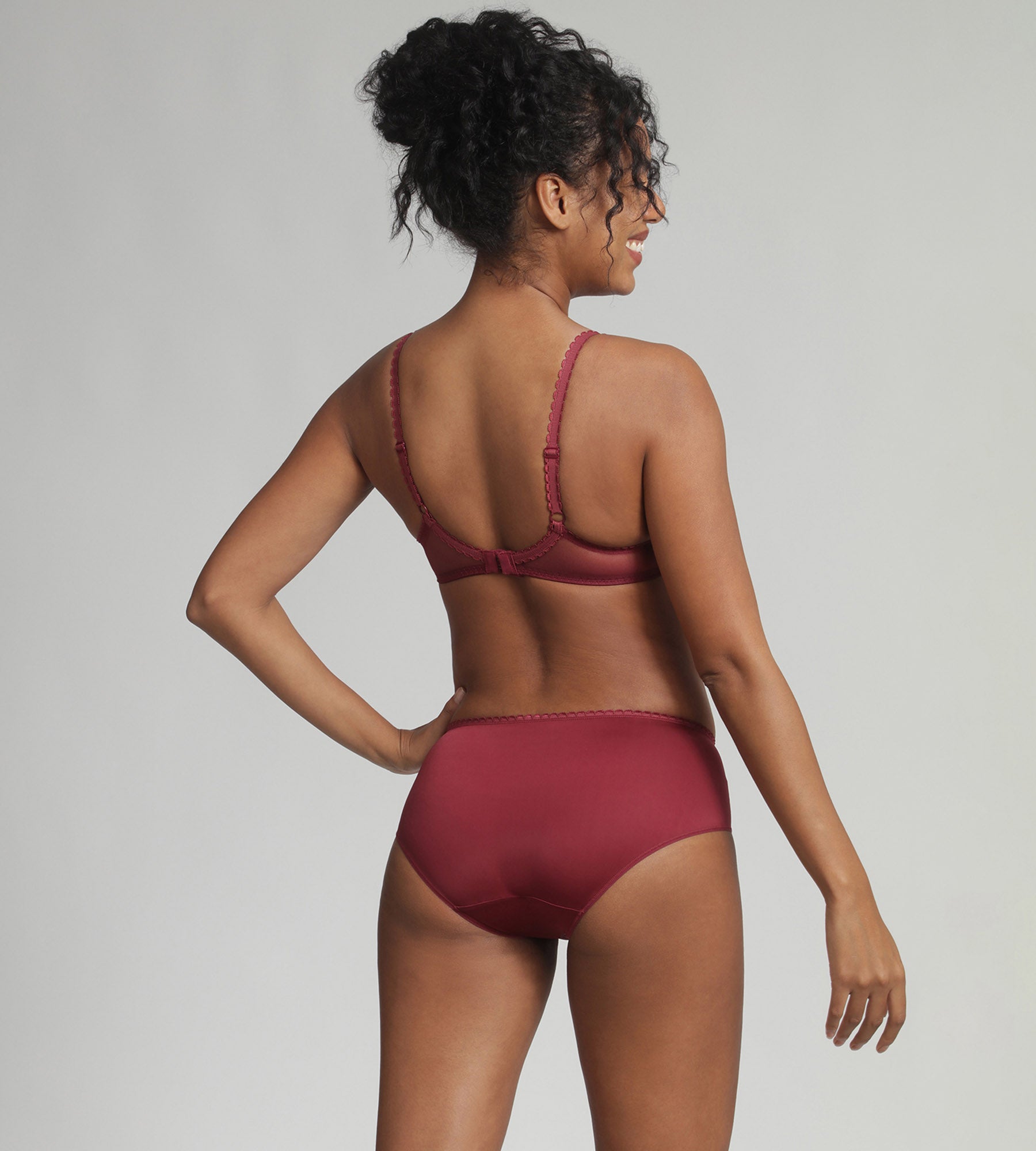 Playtex® Reggiseno con ferretto rosso carminio Flowery Lace Riciclato