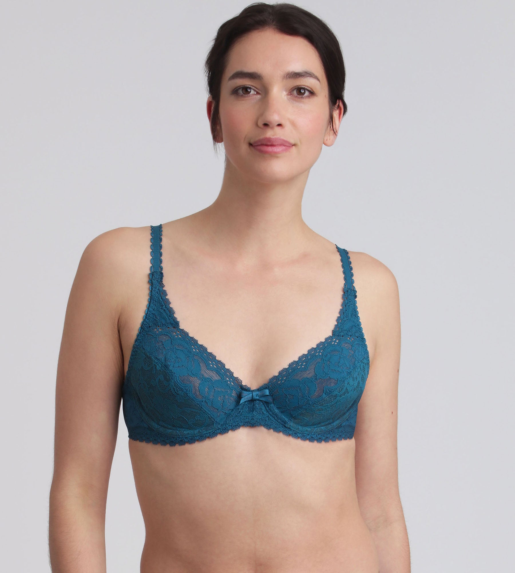 Playtex® Reggiseno con ferretto verde pino Flowery Lace Riciclato