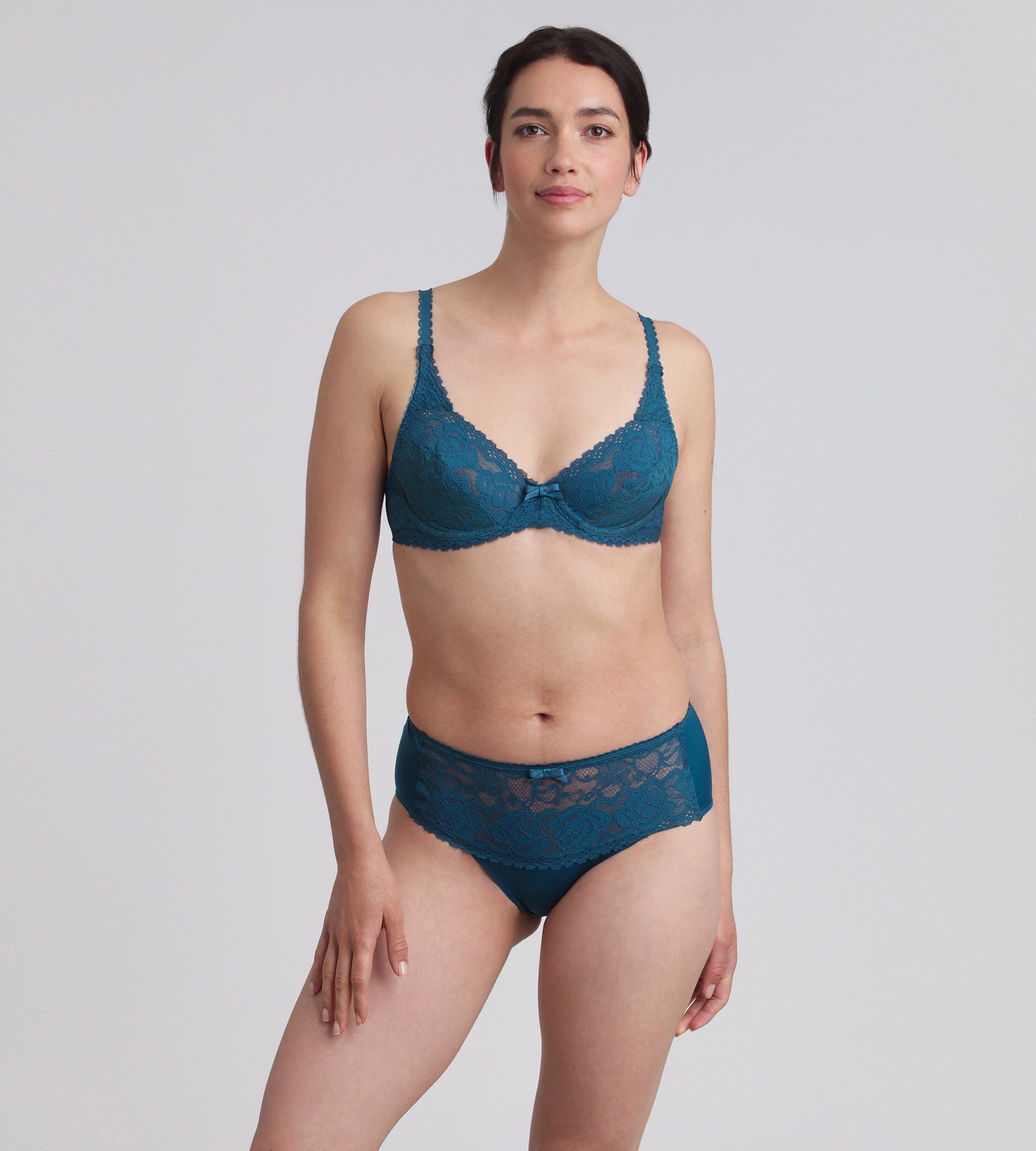 Playtex® Reggiseno con ferretto verde pino Flowery Lace Riciclato