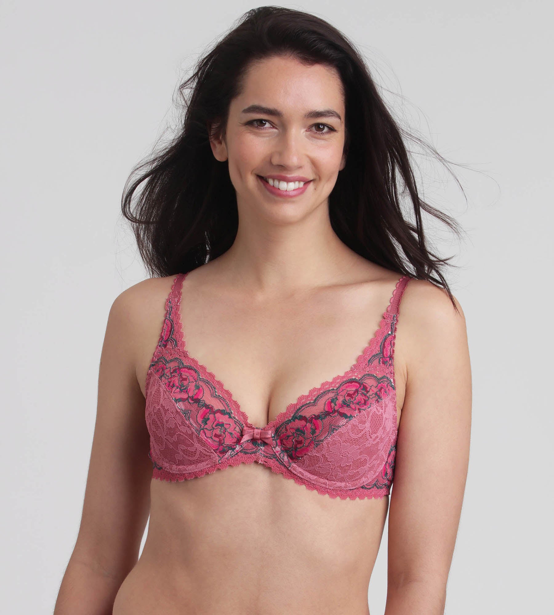 Playtex® Reggiseno con ferretto rosa floreale Flowery Lace Riciclato