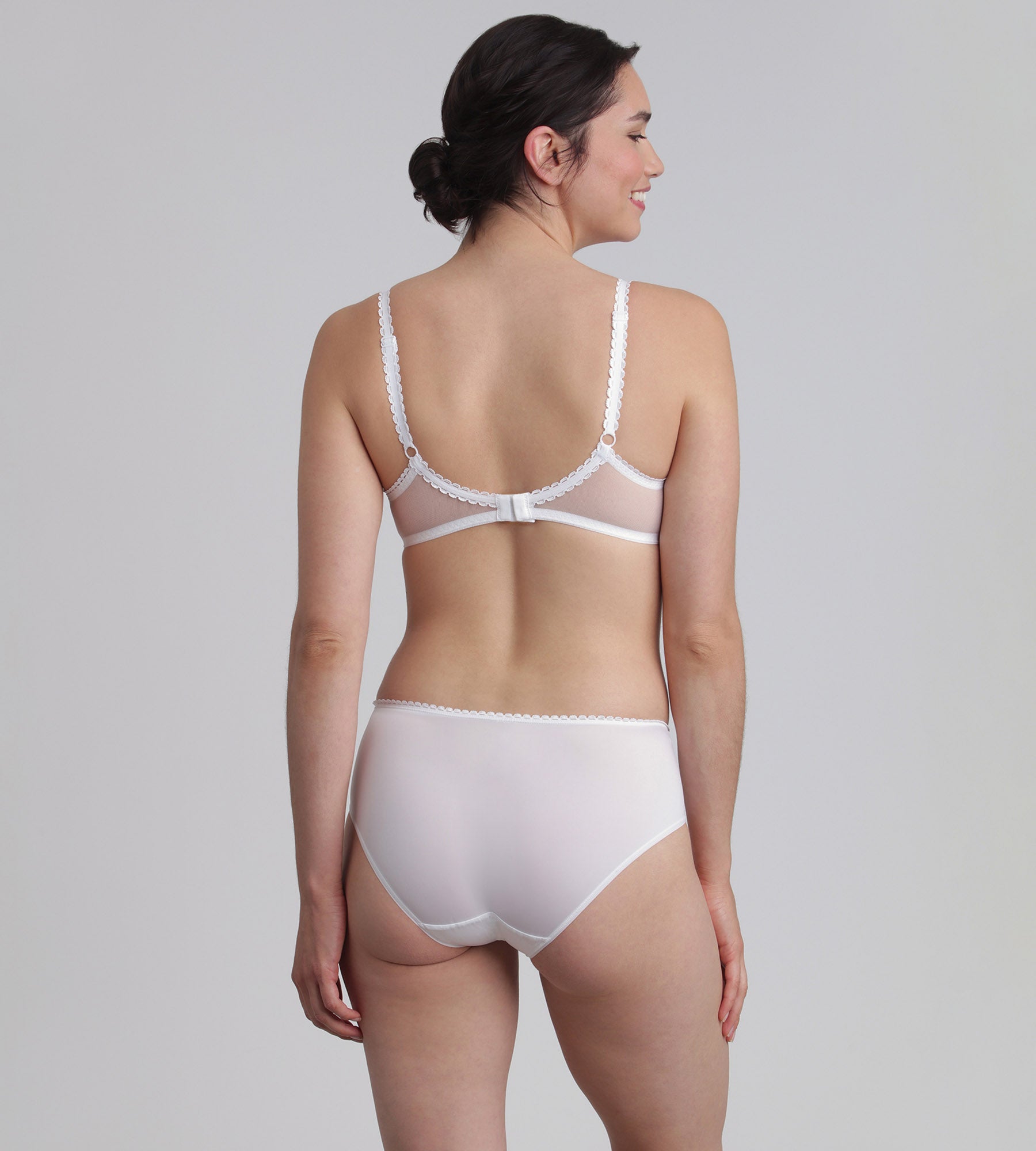 Playtex® Reggiseno balconcino bianco Flowery Lace Riciclato