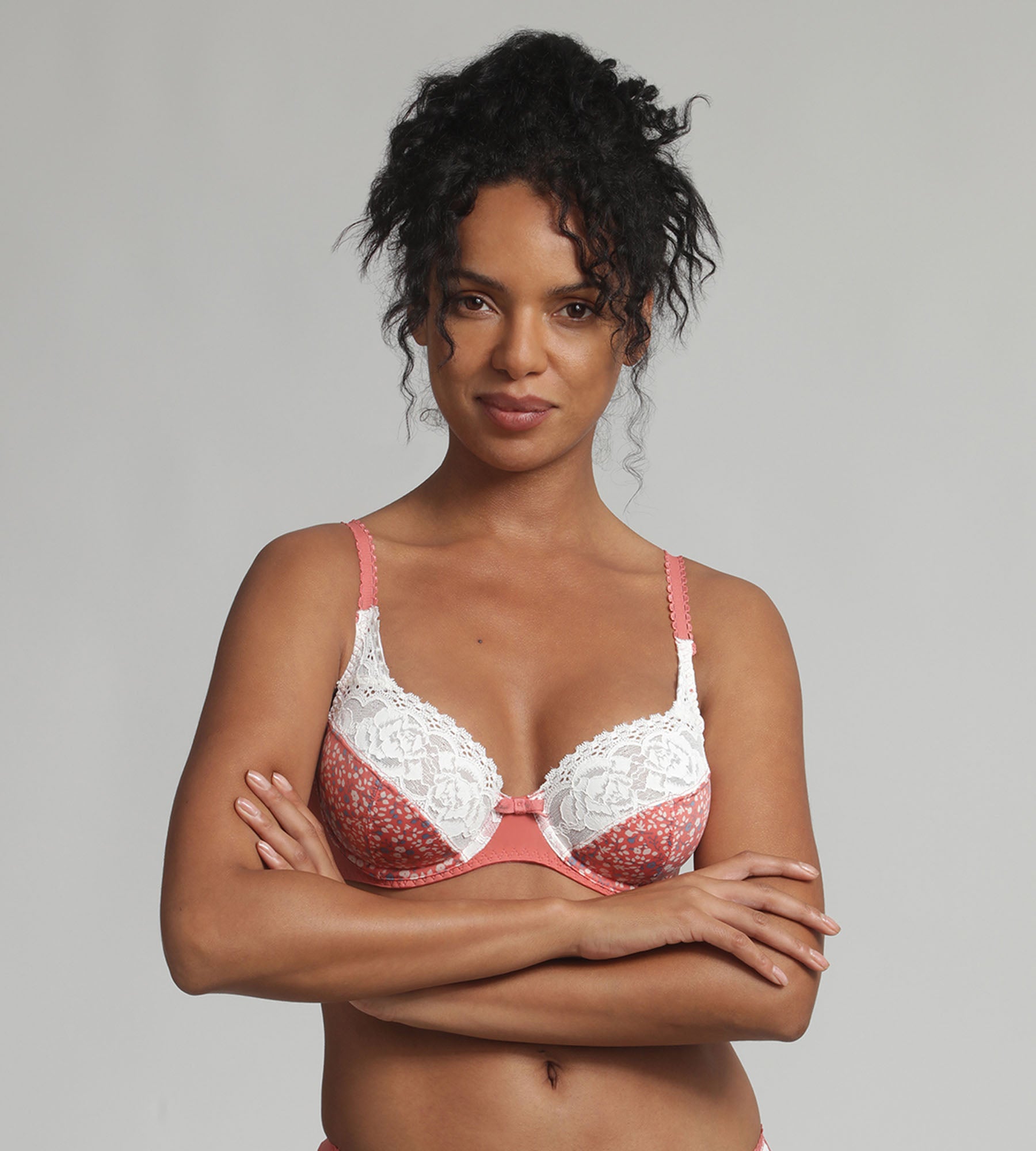 Playtex® Reggiseno con ferretto stampa rosa Flowery Lace Micro Riciclato