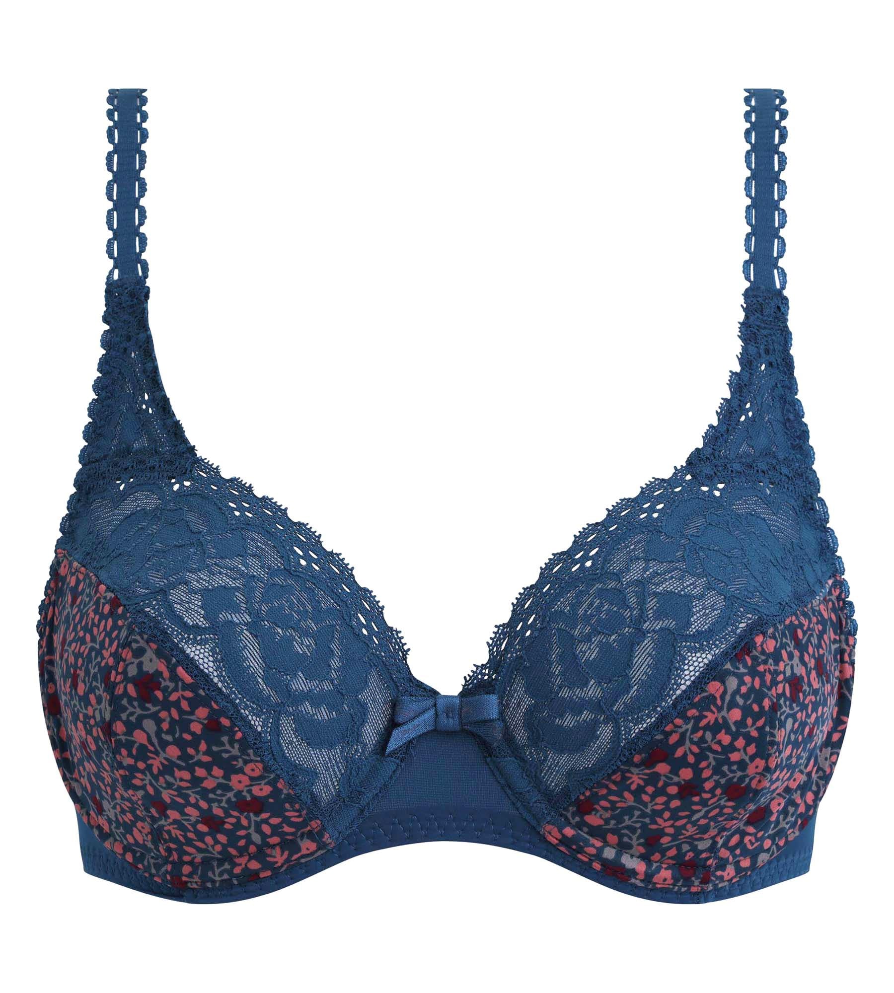 Playtex® Reggiseno con ferretto fantasia verde Flowery Lace Micro Riciclato