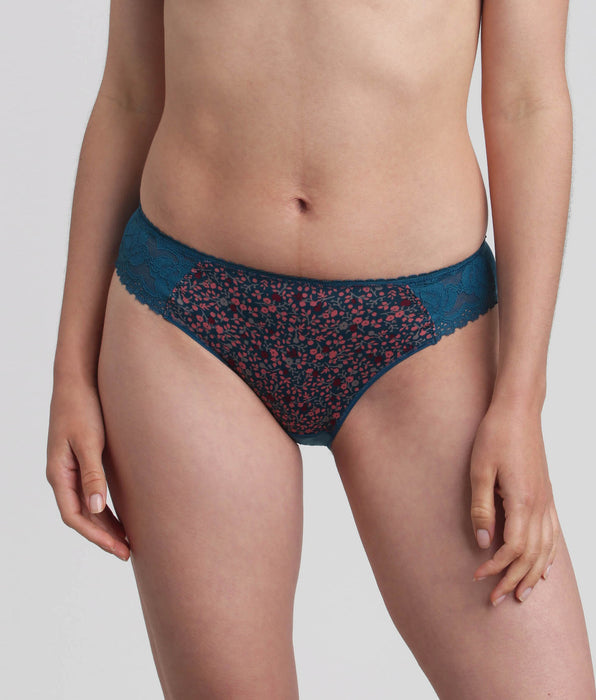 Playtex® Slip fantasia verde Flowery Lace Micro Riciclato