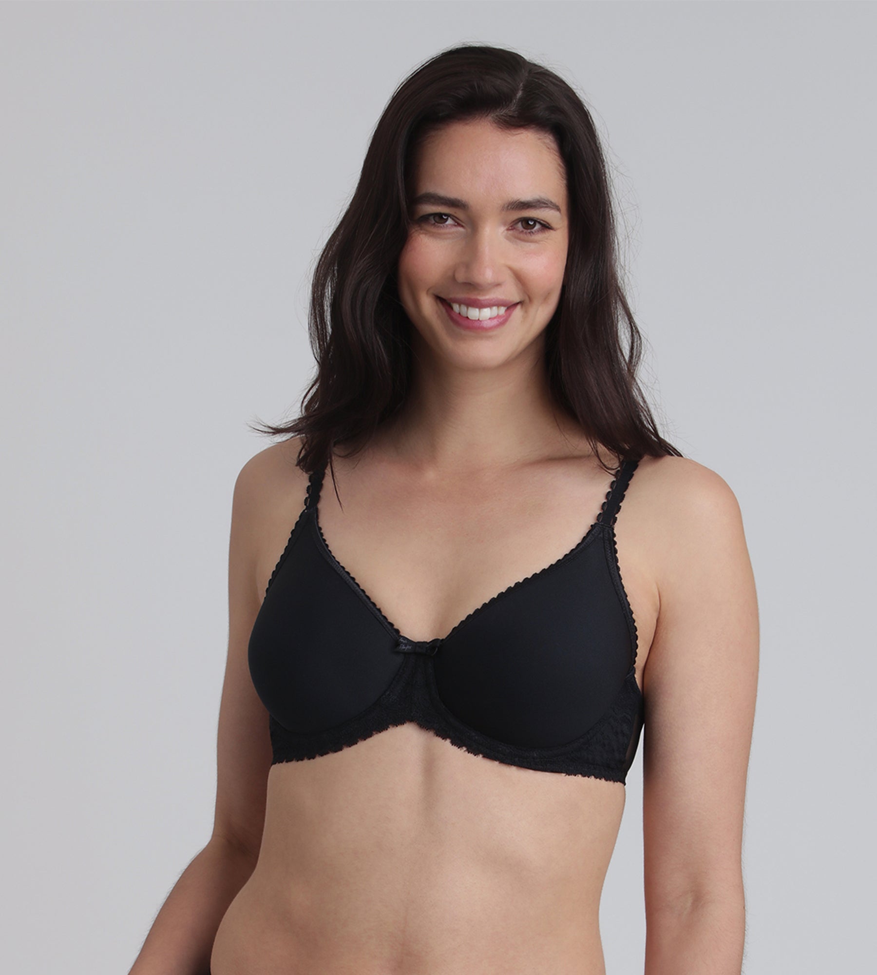 Playtex® Reggiseno spacer con ferretto nero Flowery Lace Riciclato