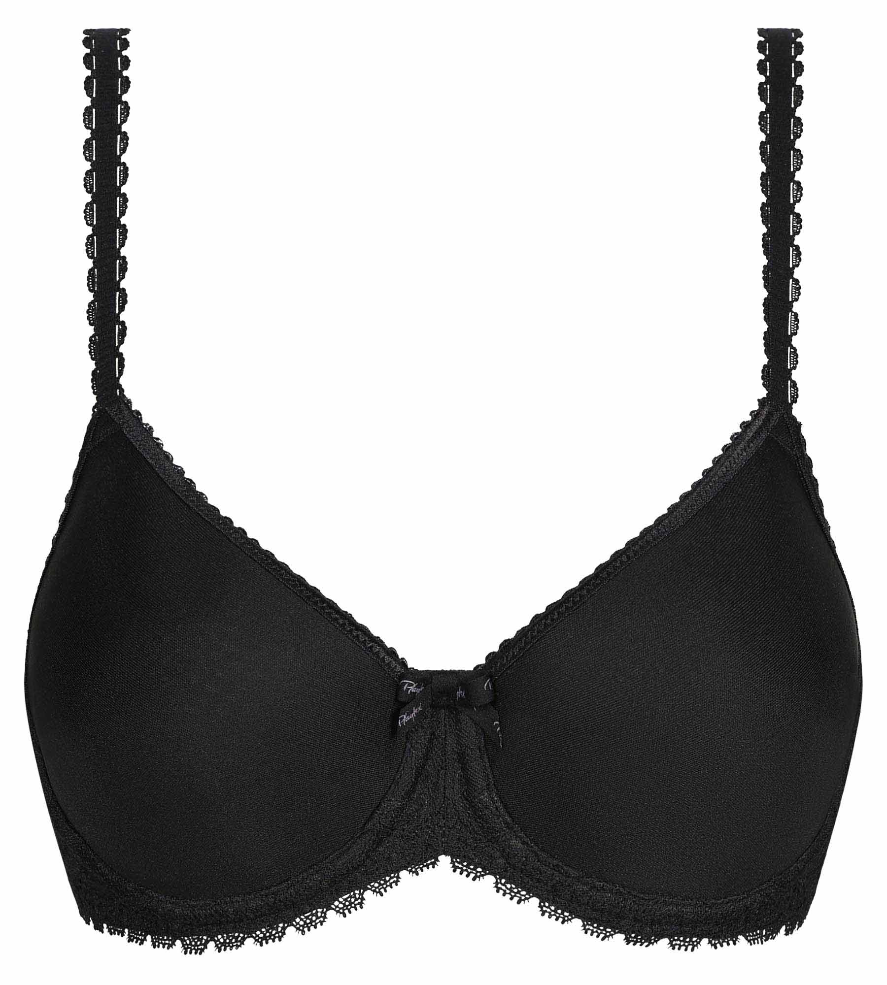 Playtex® Reggiseno spacer con ferretto nero Flowery Lace Riciclato