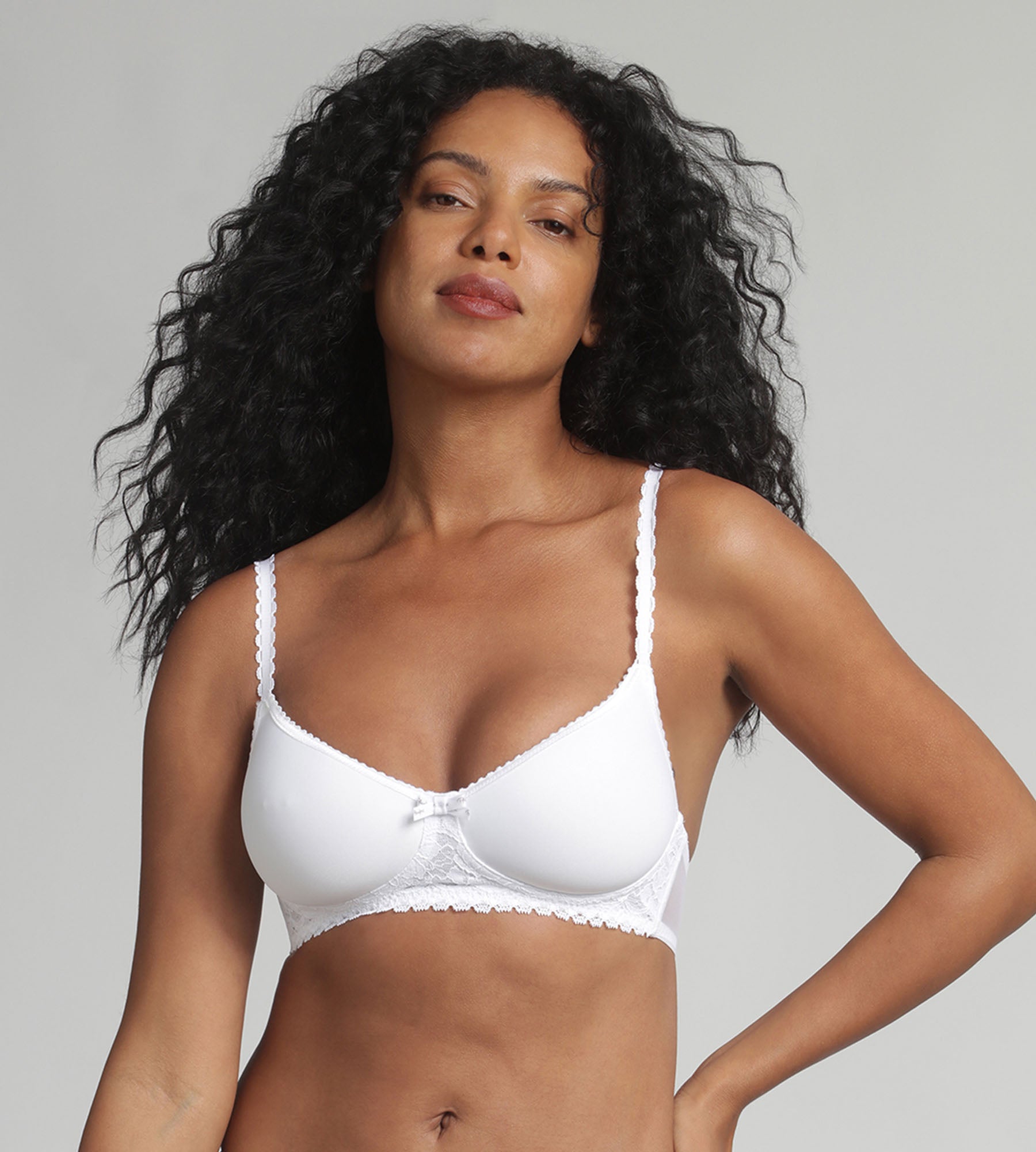 Playtex® Reggiseno spacer senza ferretto Bianco Flowery Lace Riciclato