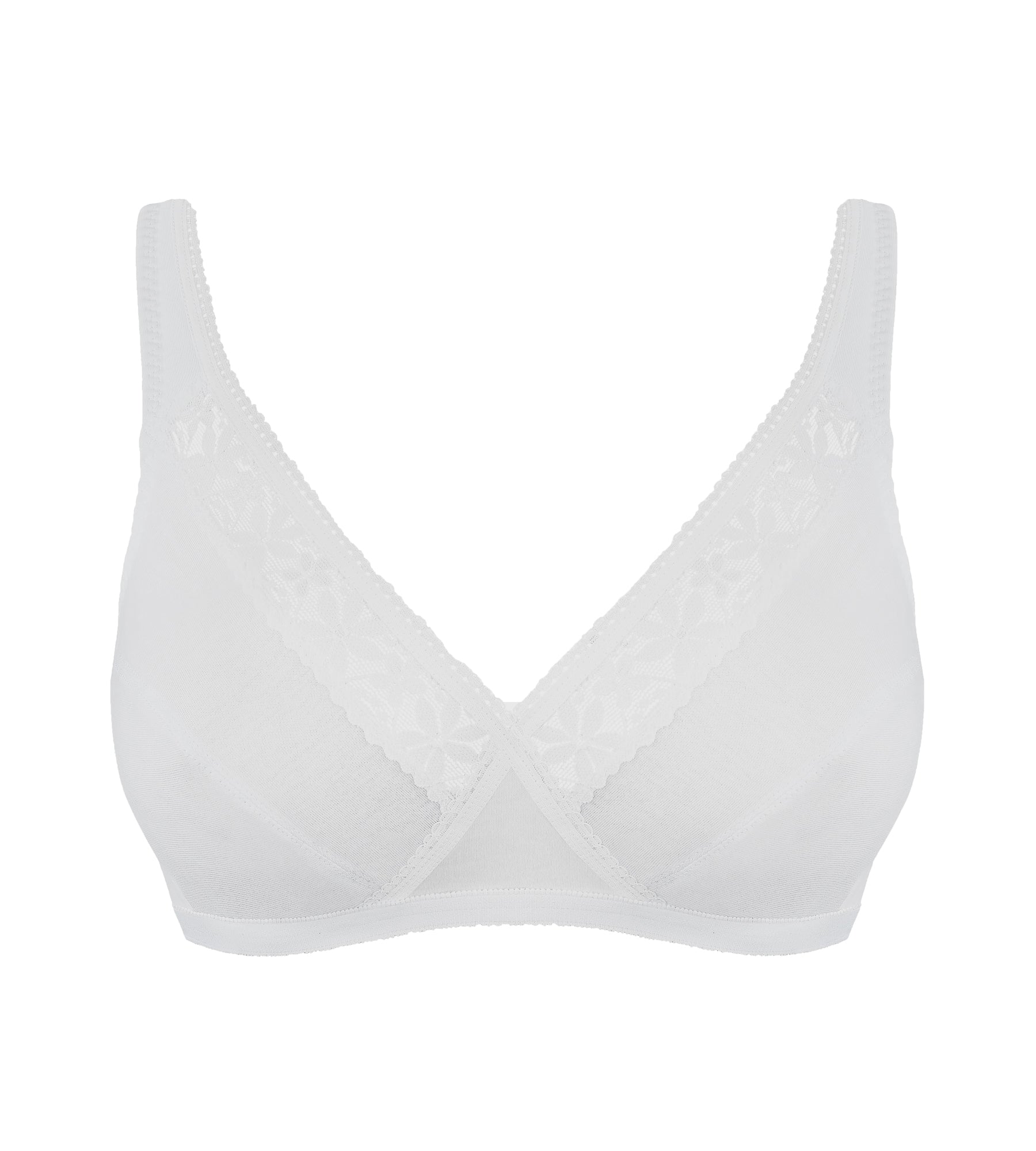 Playtex® Pacco da 2 reggiseni senza ferretto bianco Criss Cross Cotone