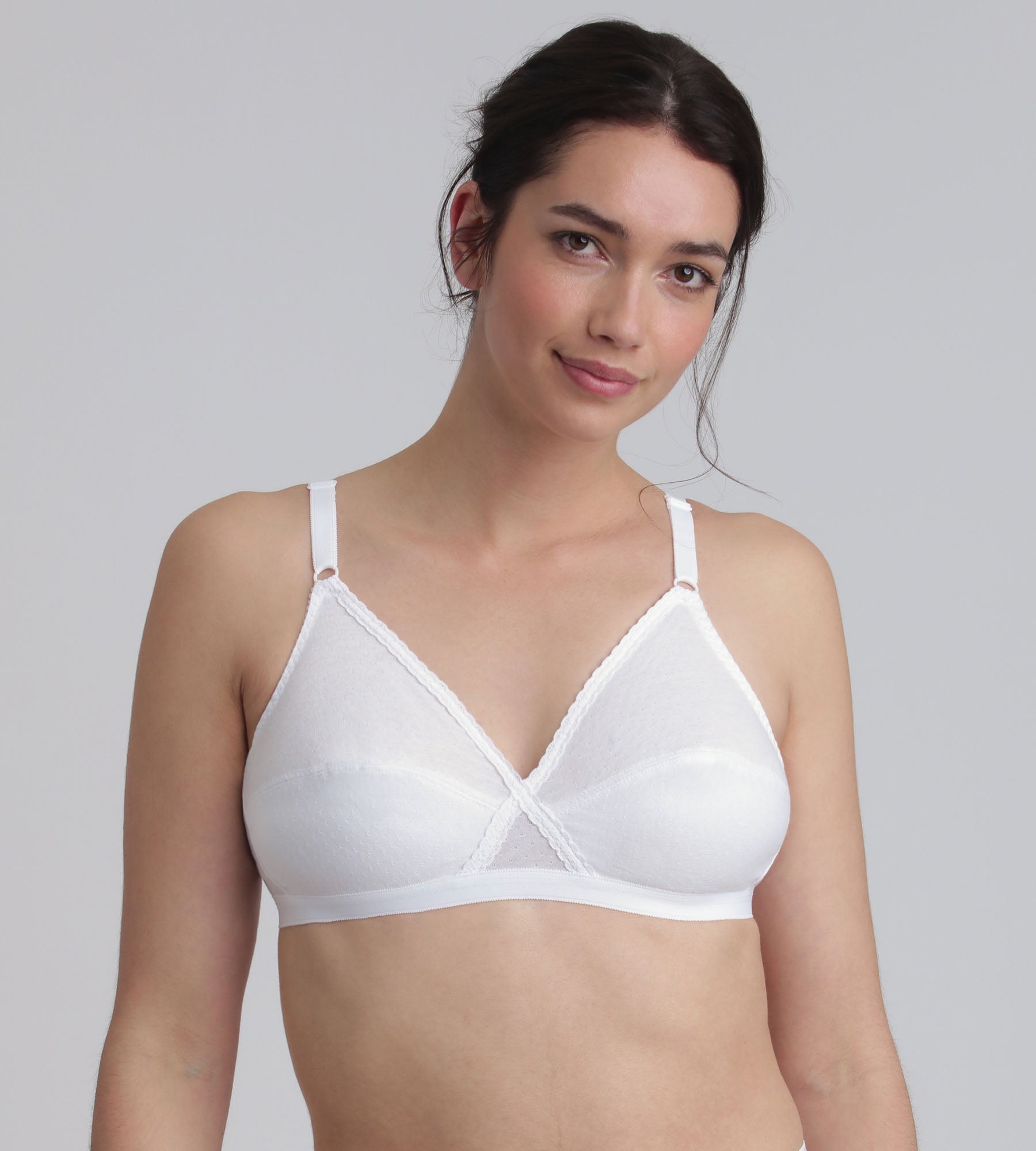 Playtex® Reggiseno senza ferretto bianco Essential Support Coton