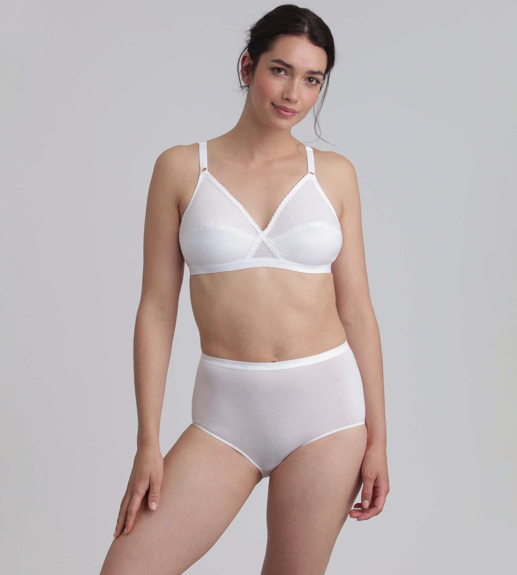 Playtex® Reggiseno senza ferretto bianco Essential Support Coton