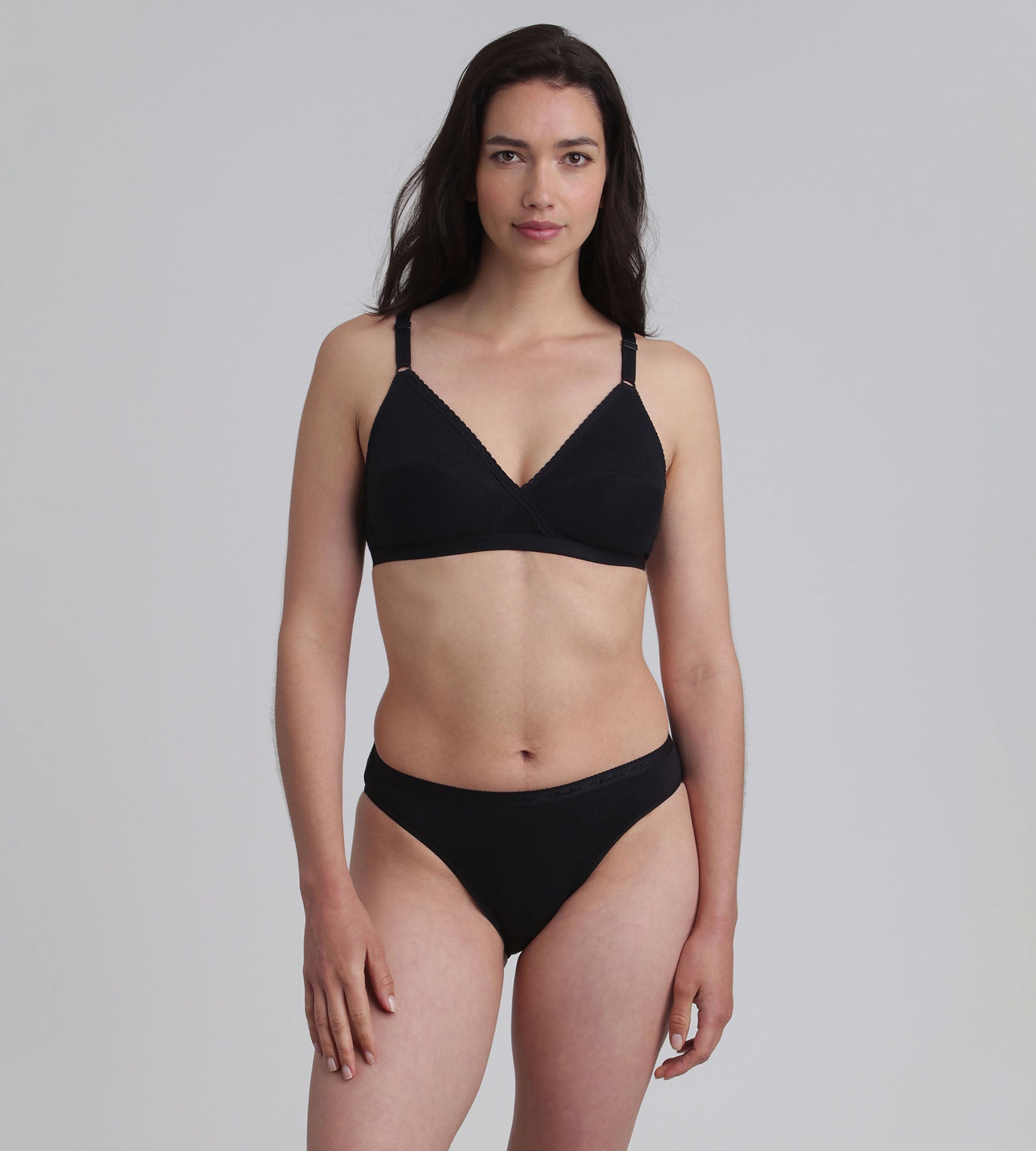 Playtex® Reggiseno senza ferretto nero Essential Support Coton