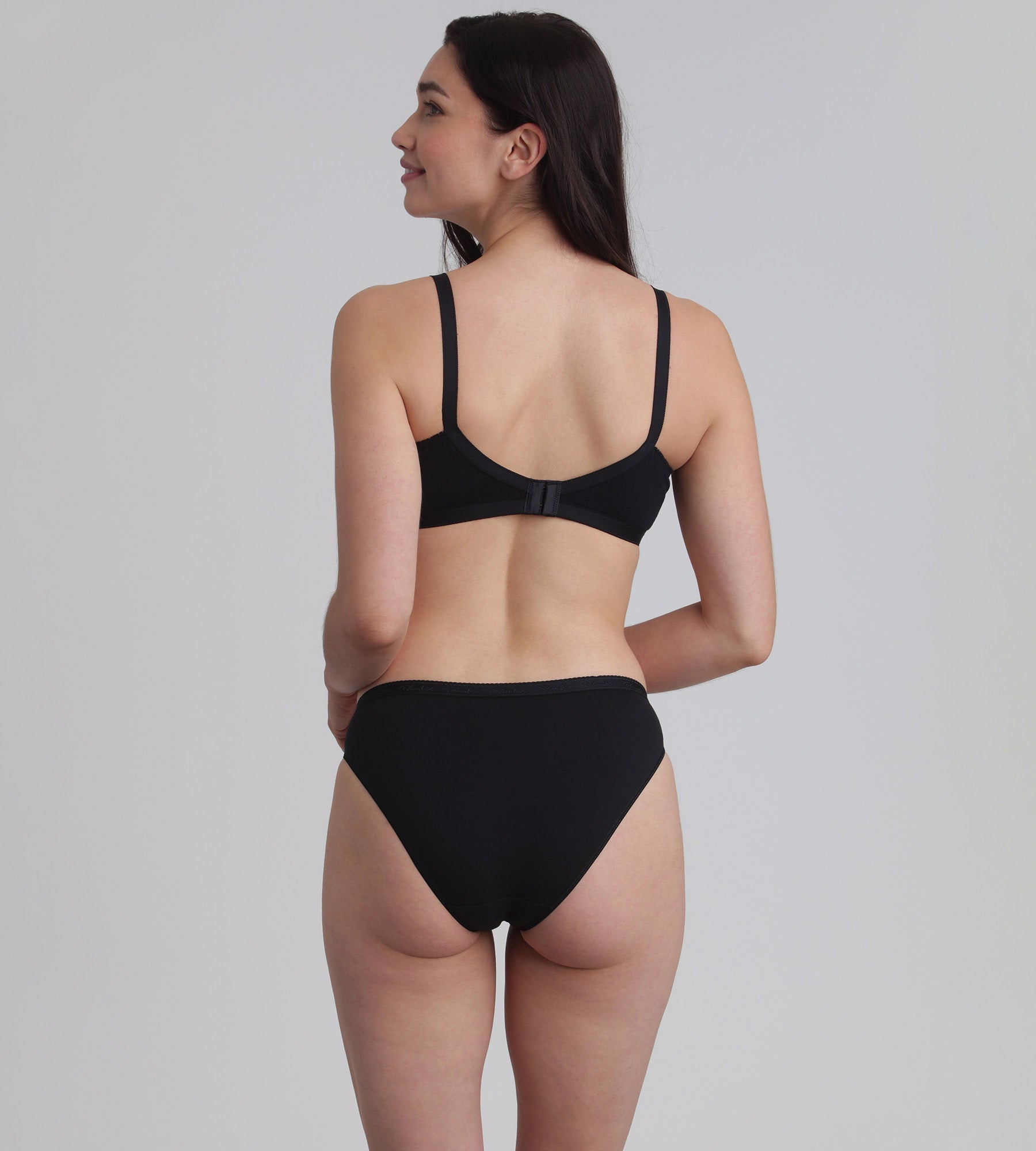 Playtex® Reggiseno senza ferretto nero Essential Support Coton