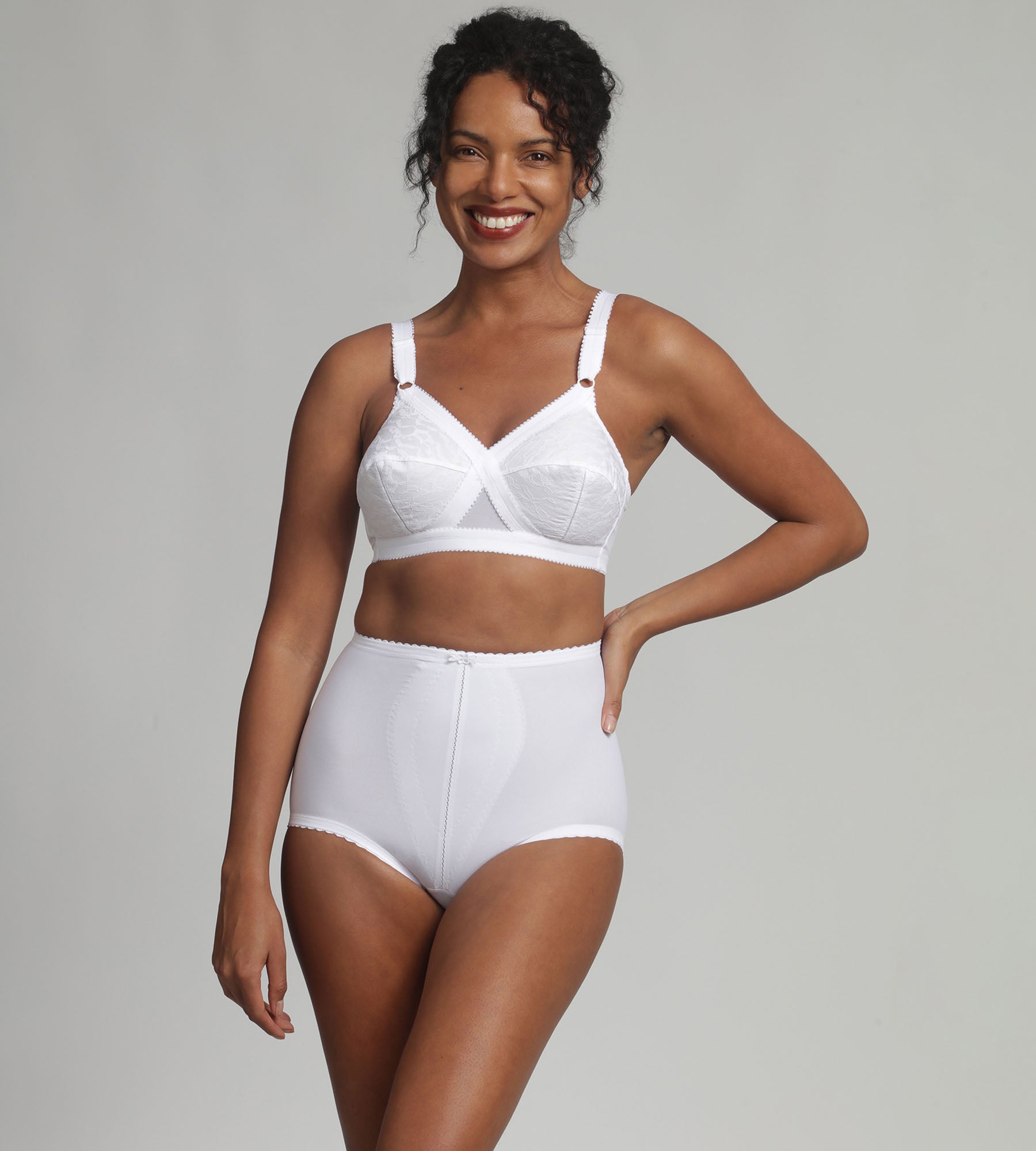 Playtex® Guaina modellante bianca Regina di Quadri