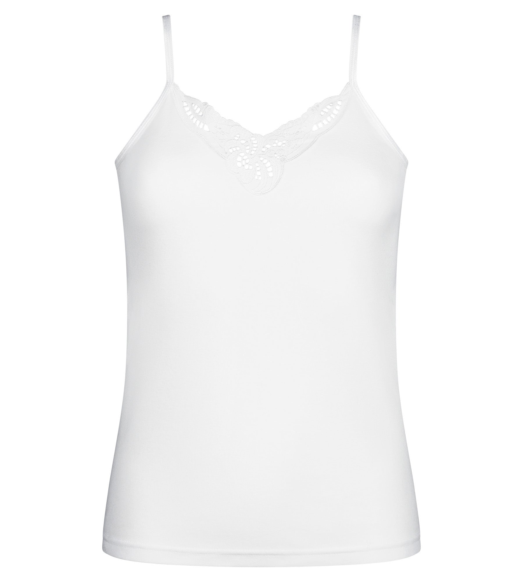 Playtex® Canotta spalla stretta bianca Cotton Feminine