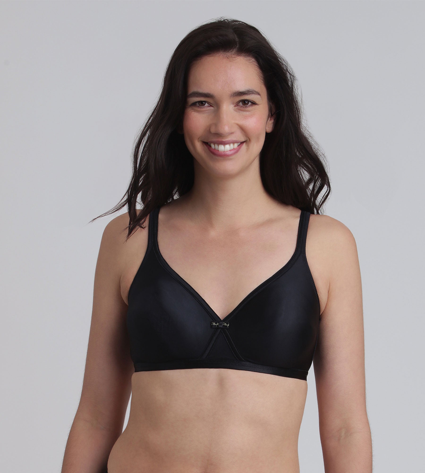 Playtex® Reggiseno senza ferretto nero Satiny Micro Support