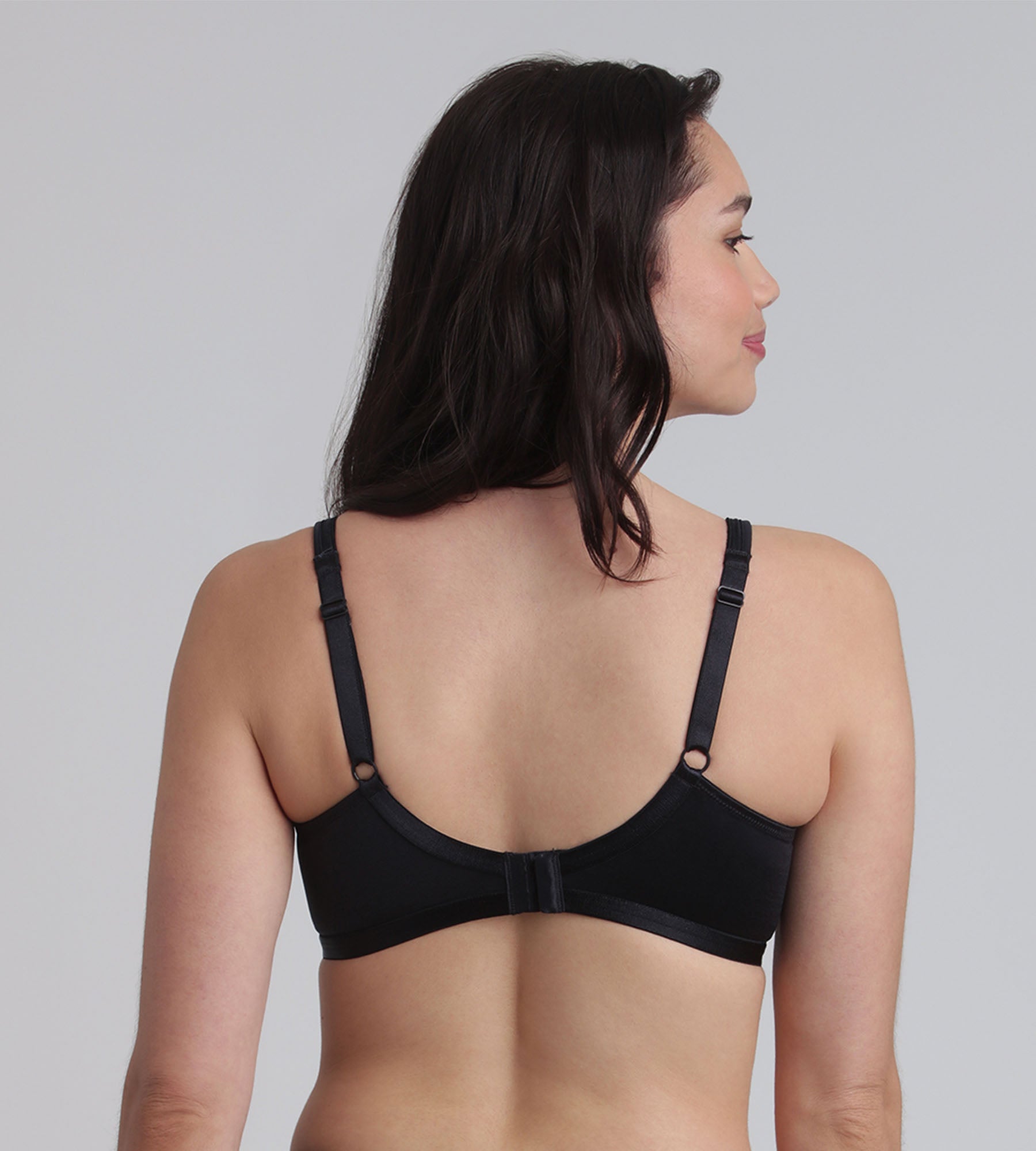 Playtex® Reggiseno senza ferretto nero Satiny Micro Support