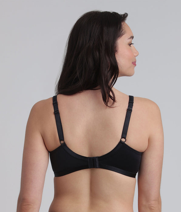 Playtex® Reggiseno senza ferretto nero Satiny Micro Support