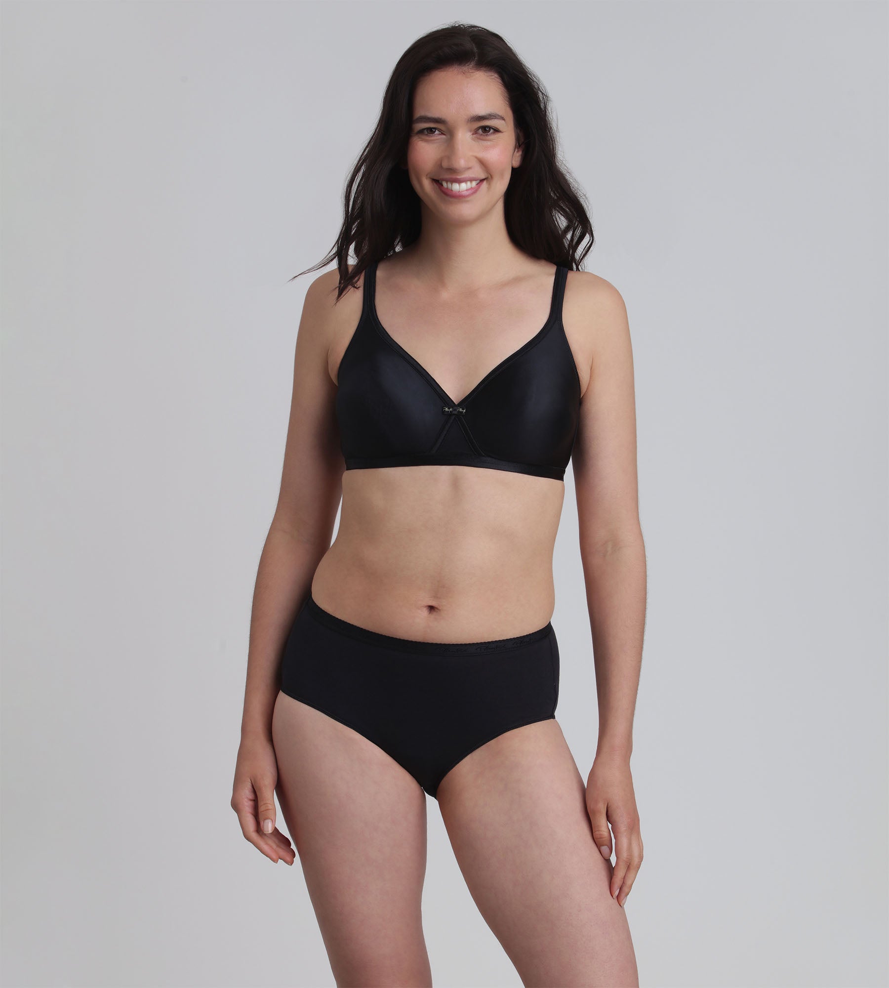 Playtex® Reggiseno senza ferretto nero Satiny Micro Support