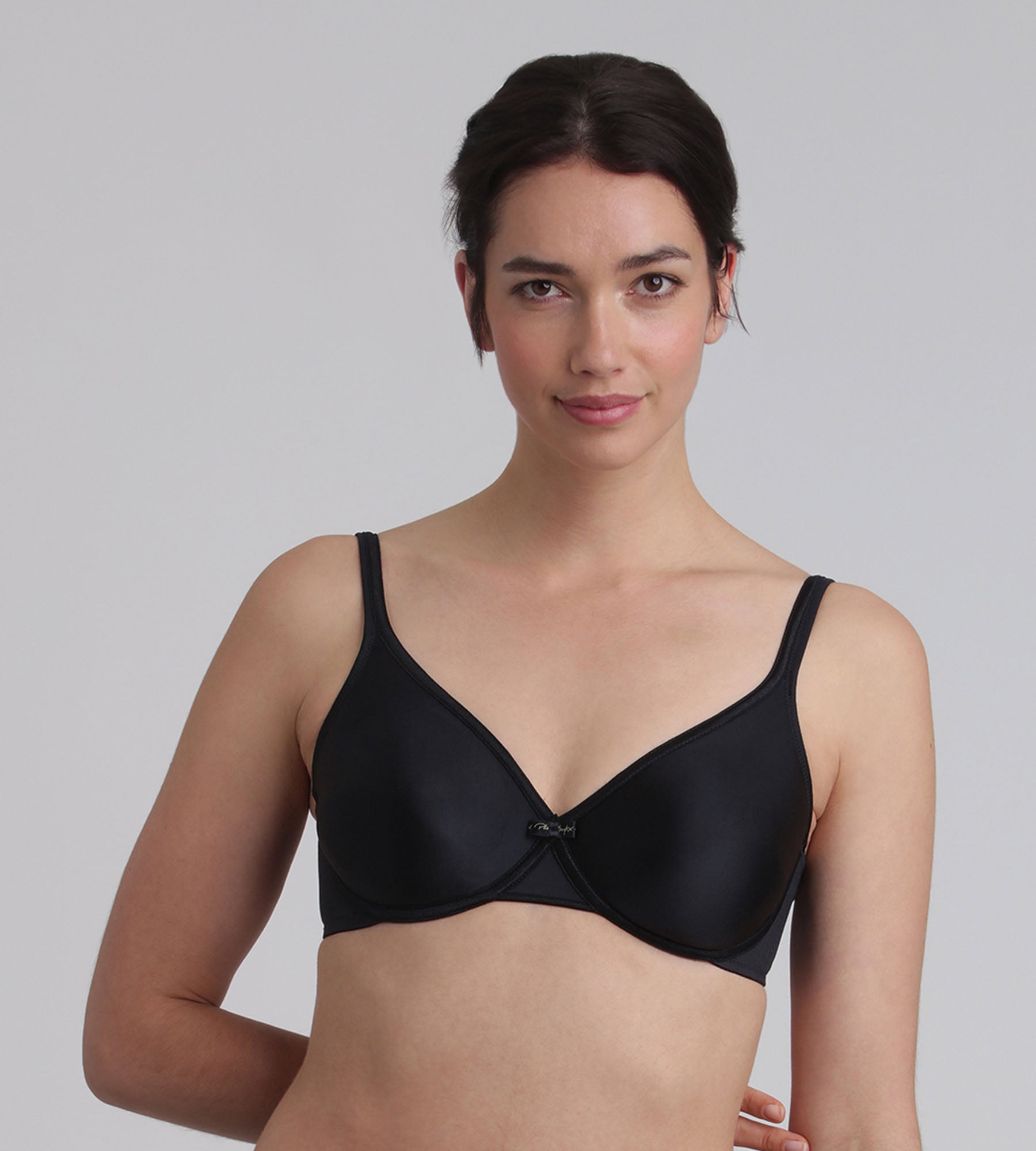 Playtex® Reggiseno con ferretto nero Satiny Micro Support