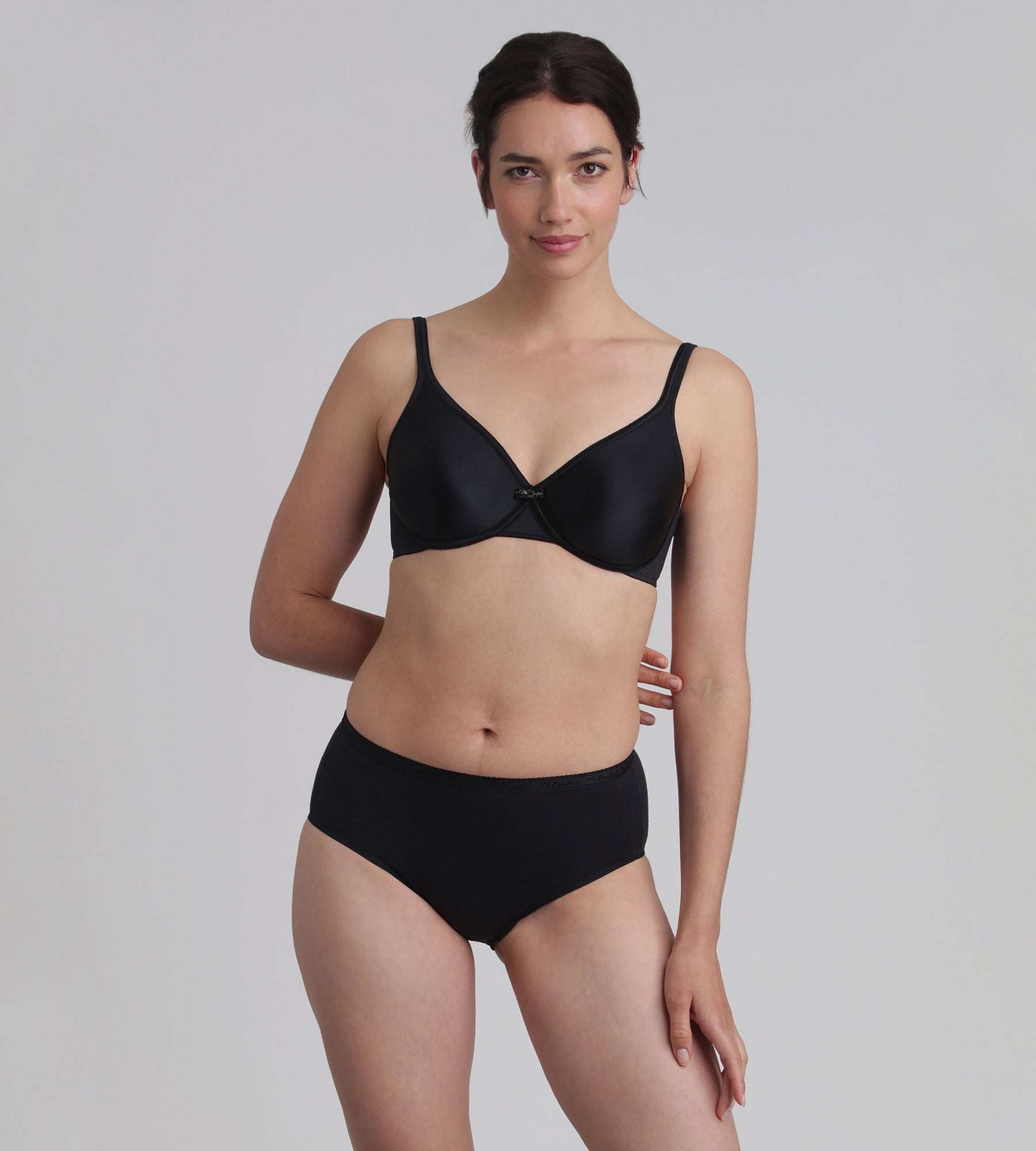 Playtex® Reggiseno con ferretto nero Satiny Micro Support