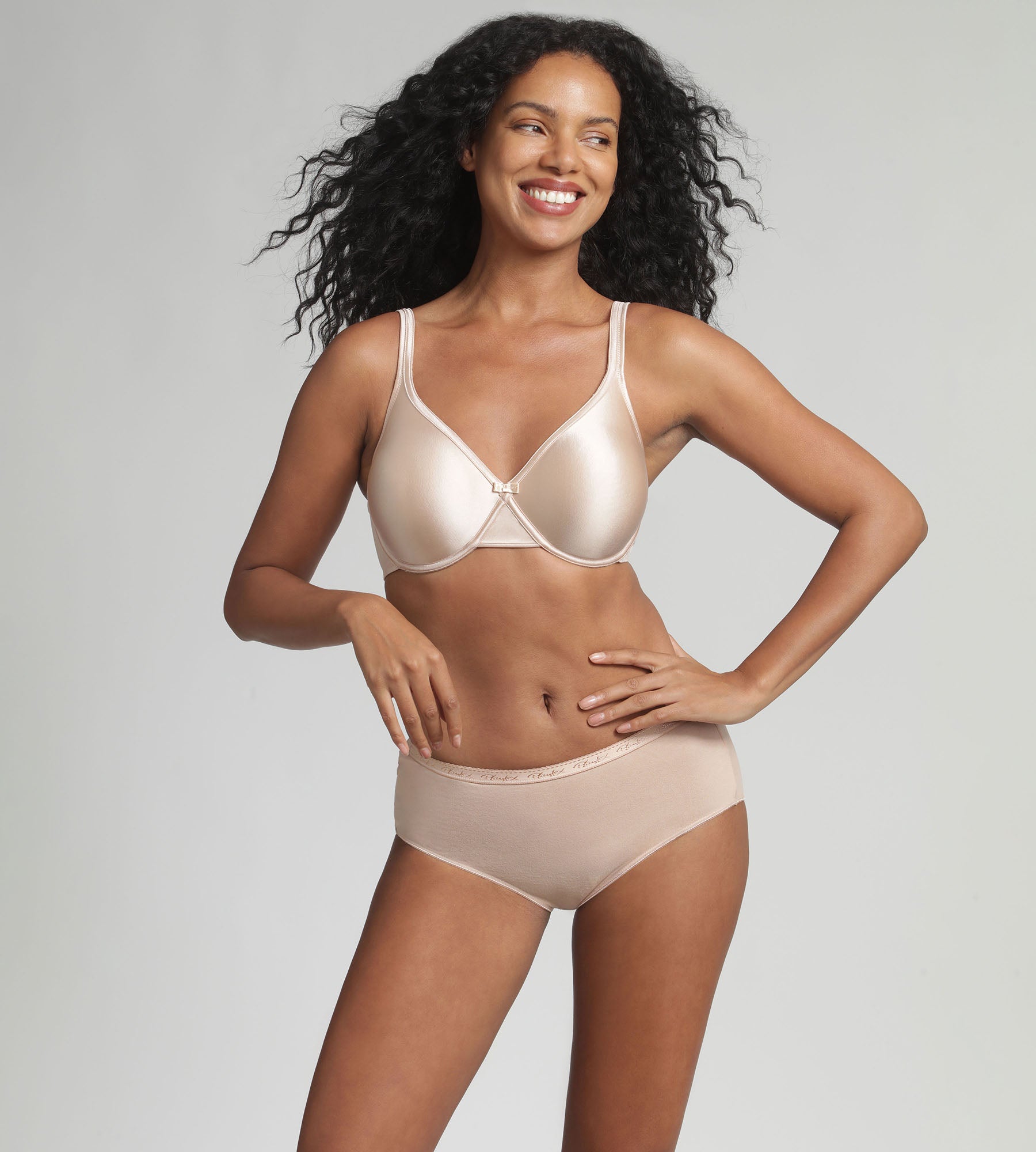 Playtex® Reggiseno con ferretto beige Satiny Micro Support