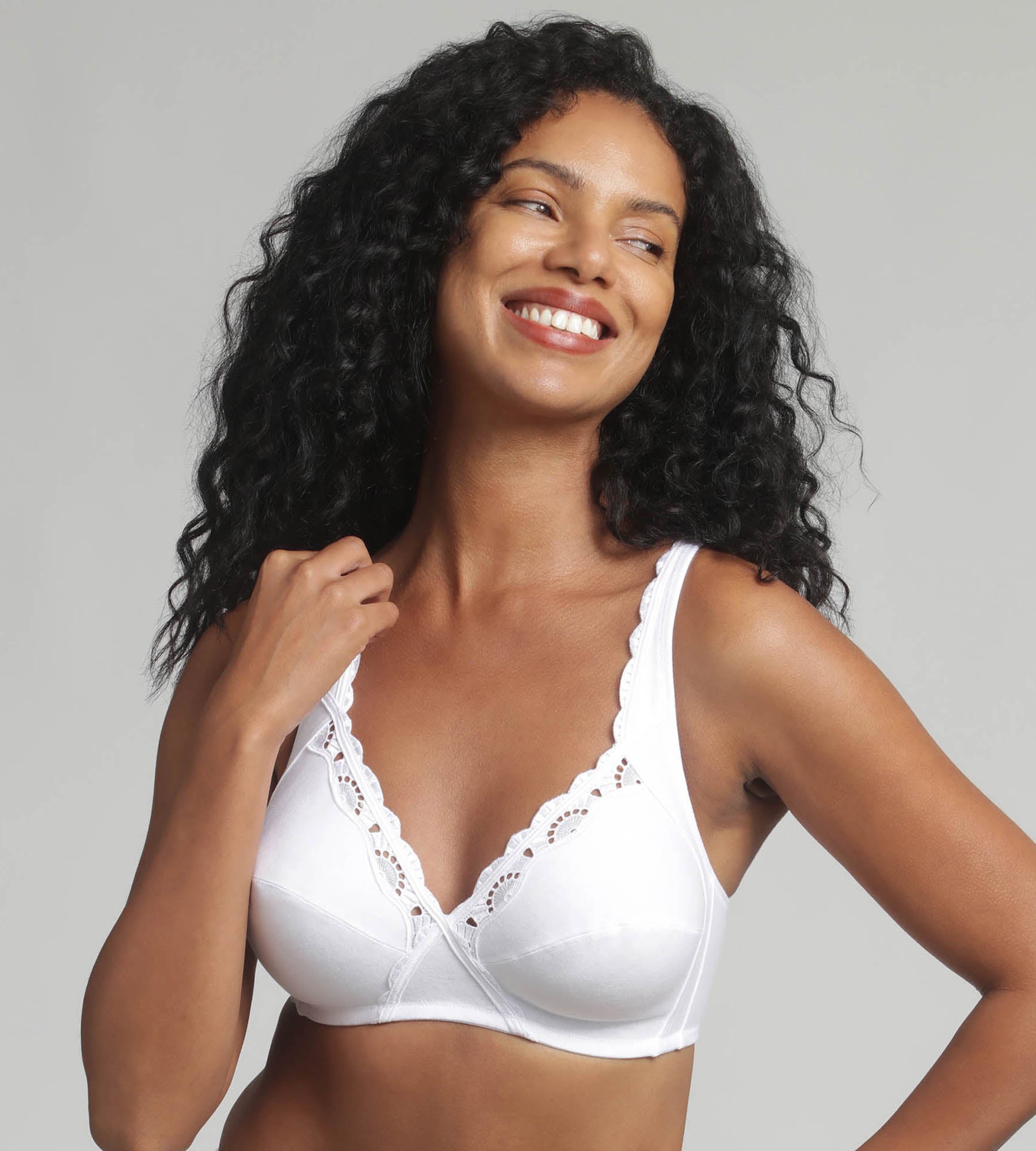 Playtex® Reggiseno senza ferretto bianco Cotton Support