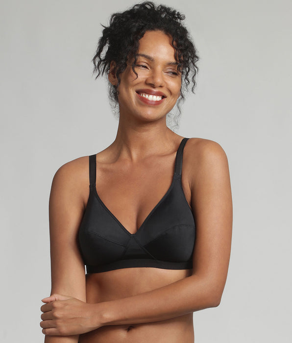 Playtex® Reggiseno senza ferretto nero Criss Cross Microfibra