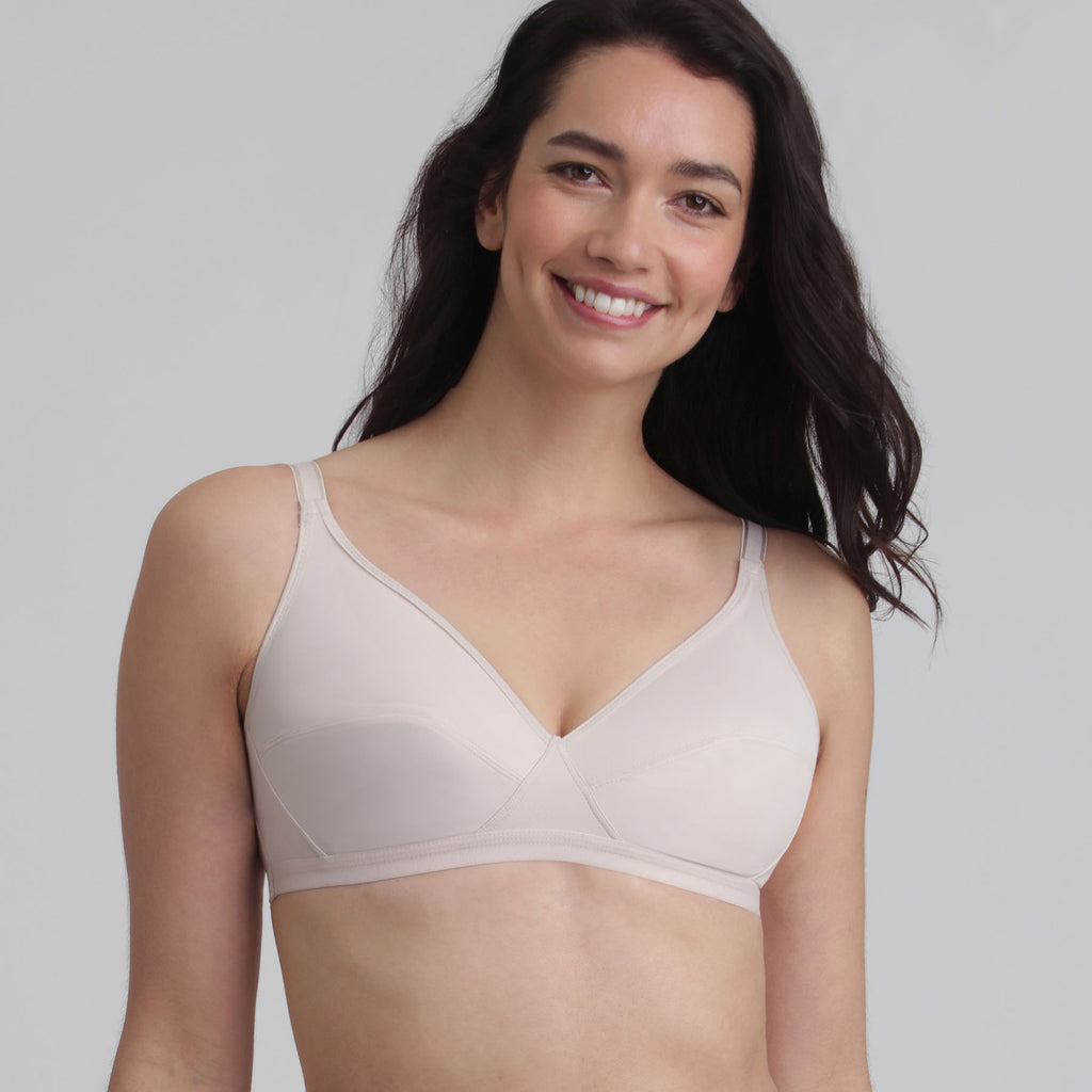 Reggiseno sostenitivo senza ferretto con coppa B-G, petrolio