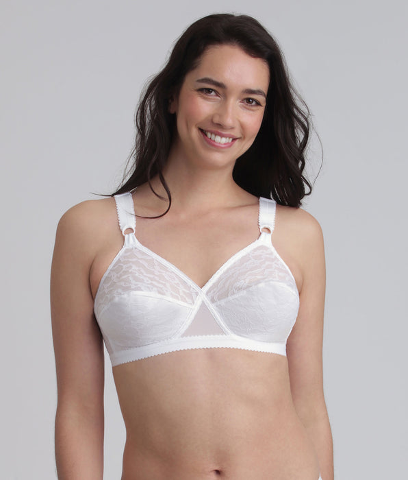 Playtex® Reggiseno senza ferretto bianco Criss Cross 165