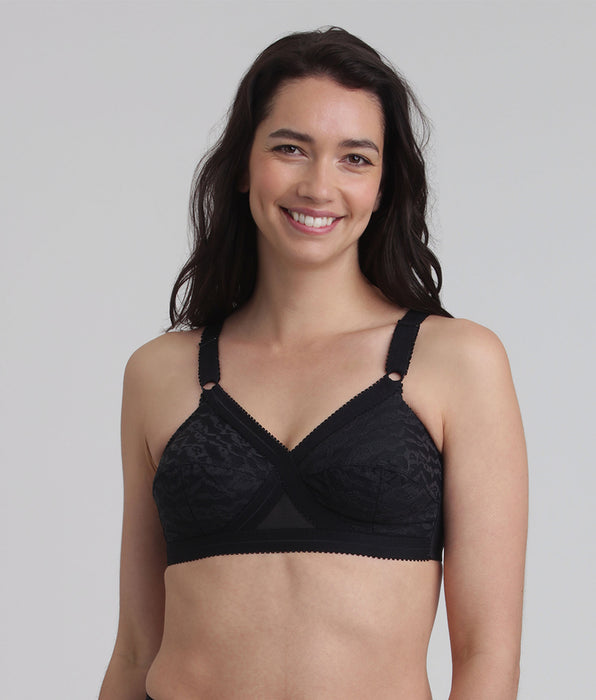 Playtex® Reggiseno senza ferretto nero Criss Cross 556