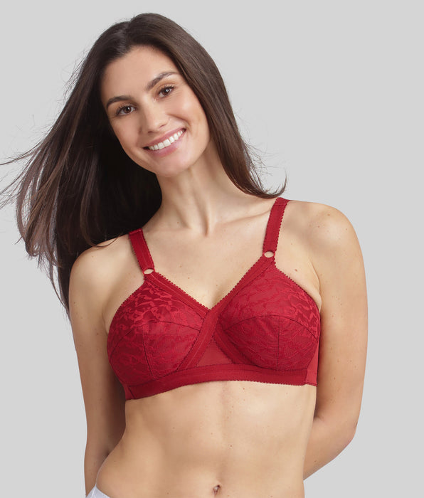 Playtex® Reggiseno senza ferretto rosso velluto Criss Cross 556