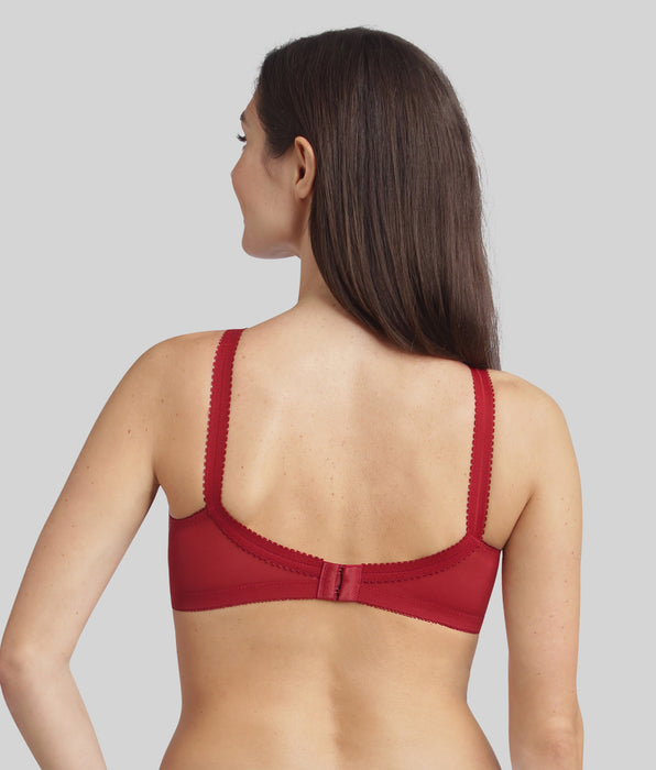 Playtex® Reggiseno senza ferretto rosso velluto Criss Cross 556