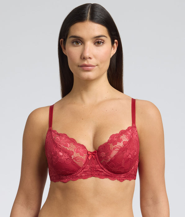 Playtex® Reggiseno a balconcino con ferretto porpora Essential Elegance